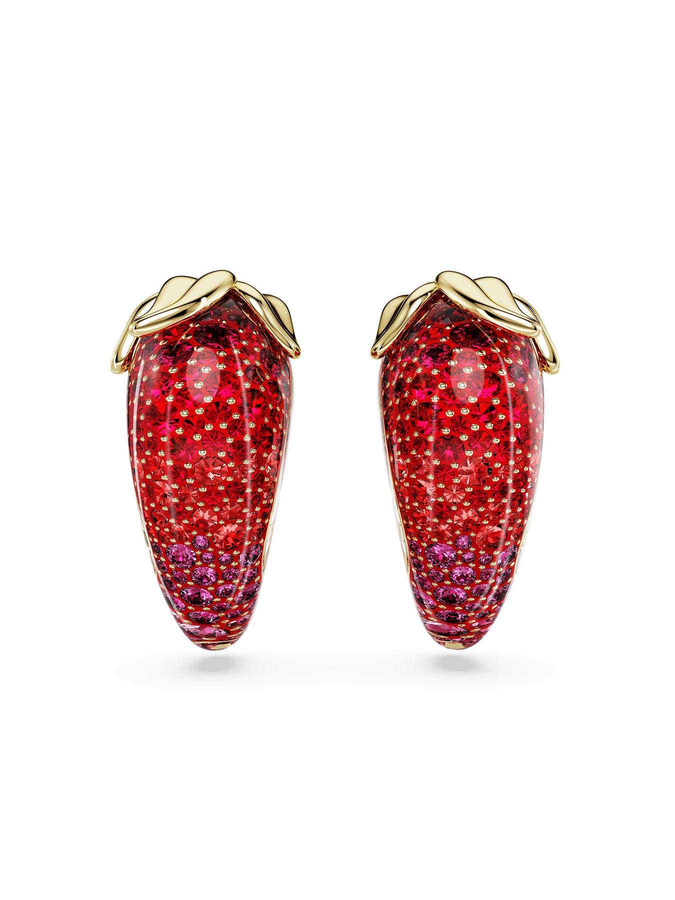 Idyllia Strawberry Hoop Earrings