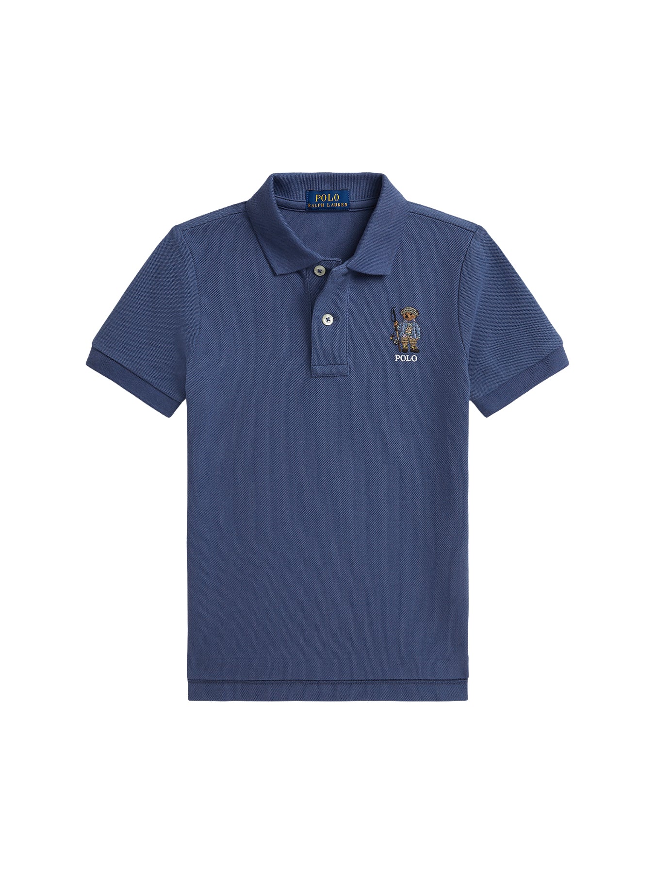 Kids' Cotton Polo Shirt Navy