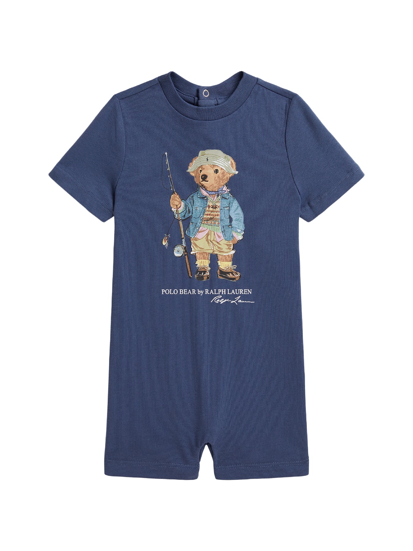 Baby Knit Shortall Navy