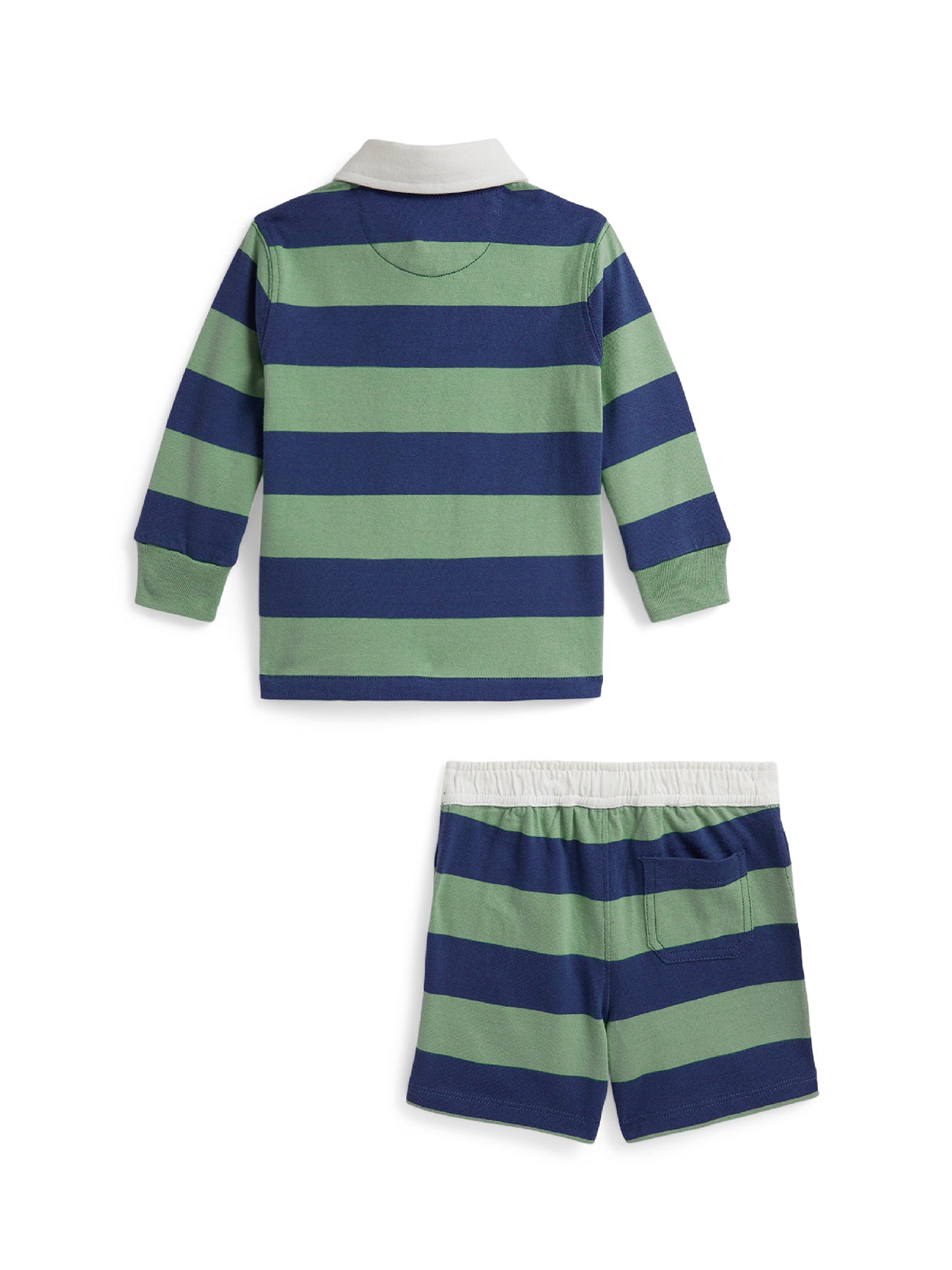 Baby Knit T-Shirt and Shorts Outfit Set Multi