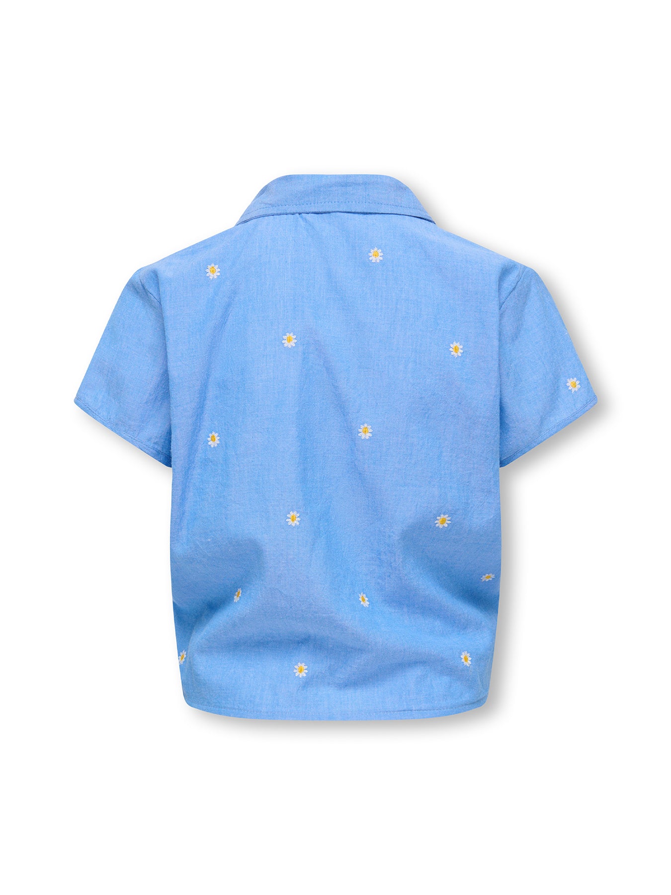 Kids' Malou Embroidered Knot Shirt Blue