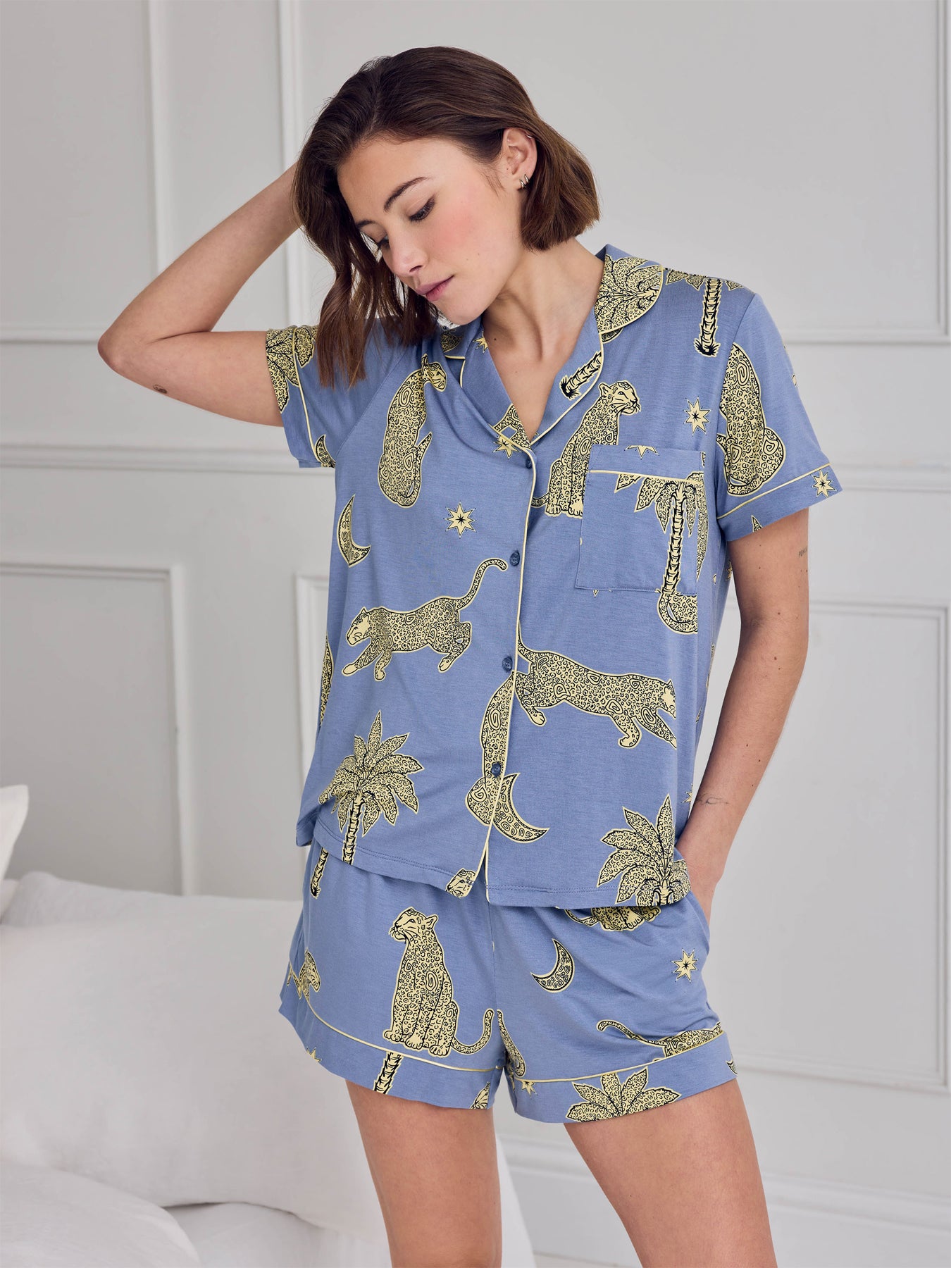 Leopard Short Pyjama Set