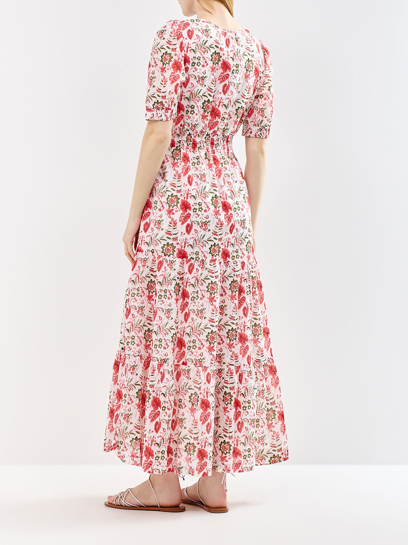 Billie Floral Midi Dress Multi