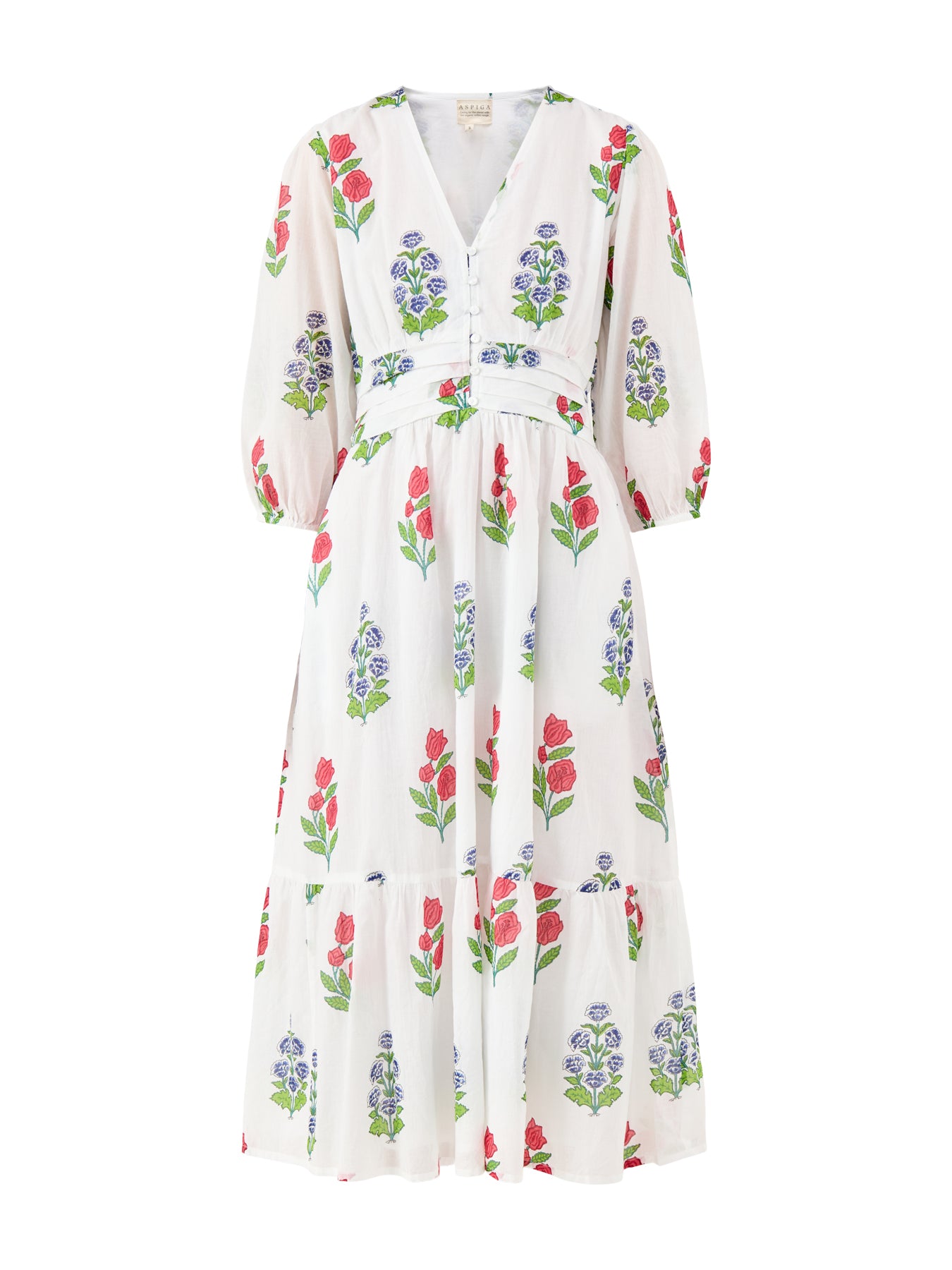 Jyoti Organic Cotton Midi Dress