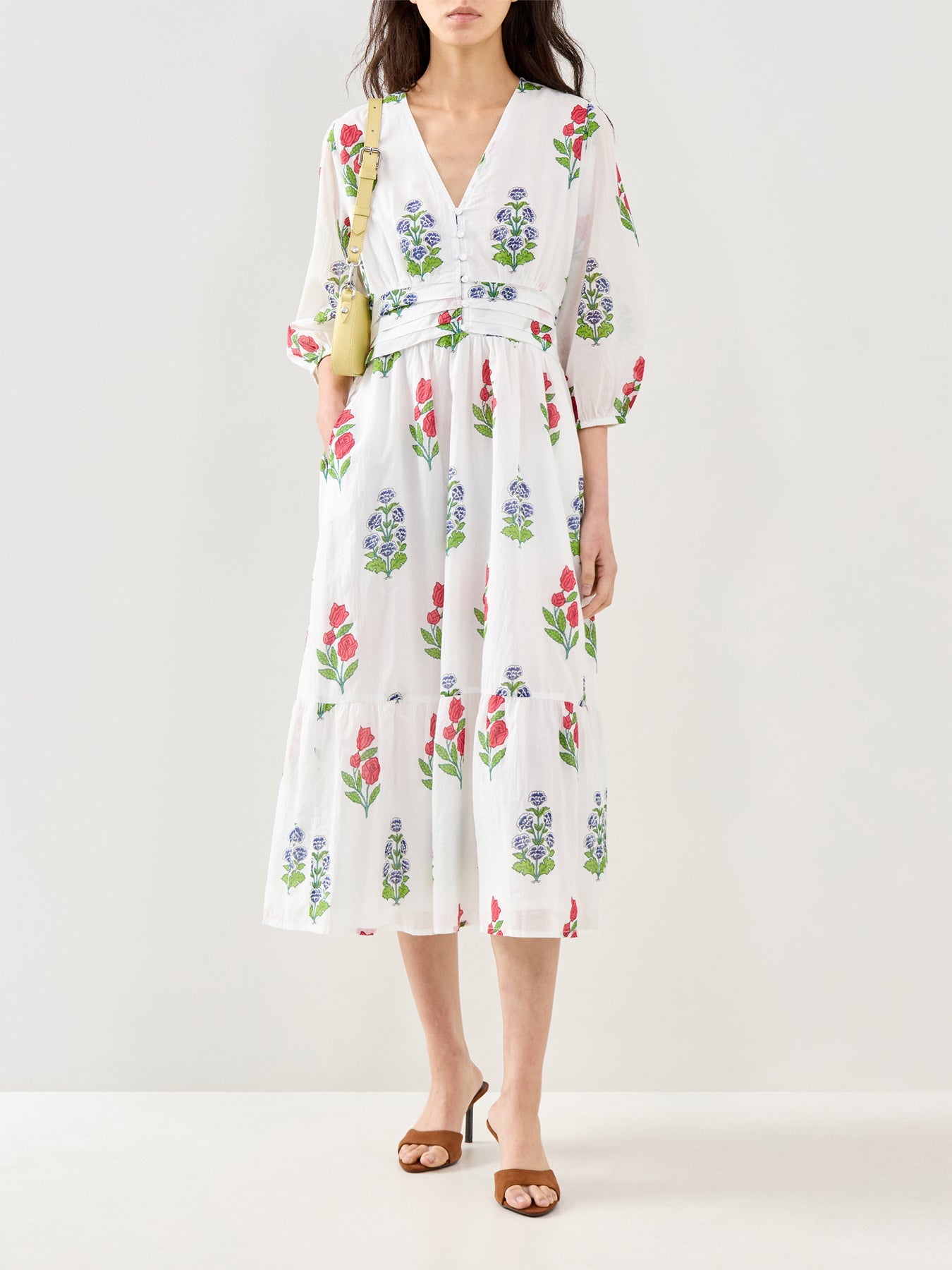 Jyoti Organic Cotton Midi Dress