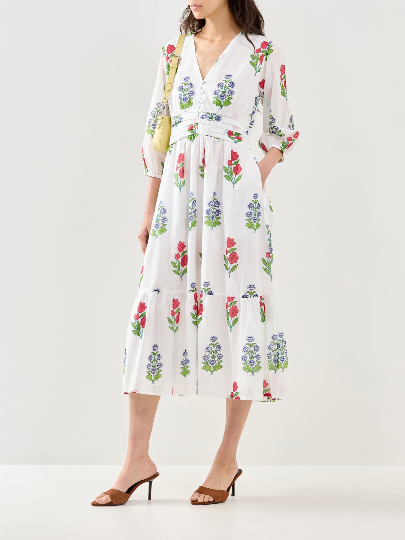 Jyoti Organic Cotton Midi Dress