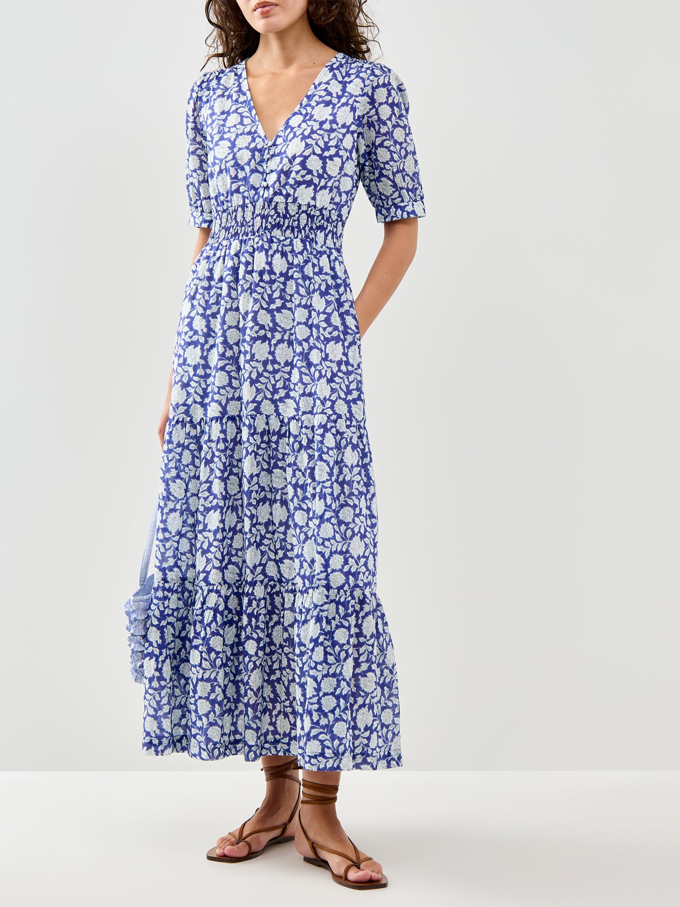 whistles python print midi dress Leopard Viscose Midi Dress Green – Fenwick