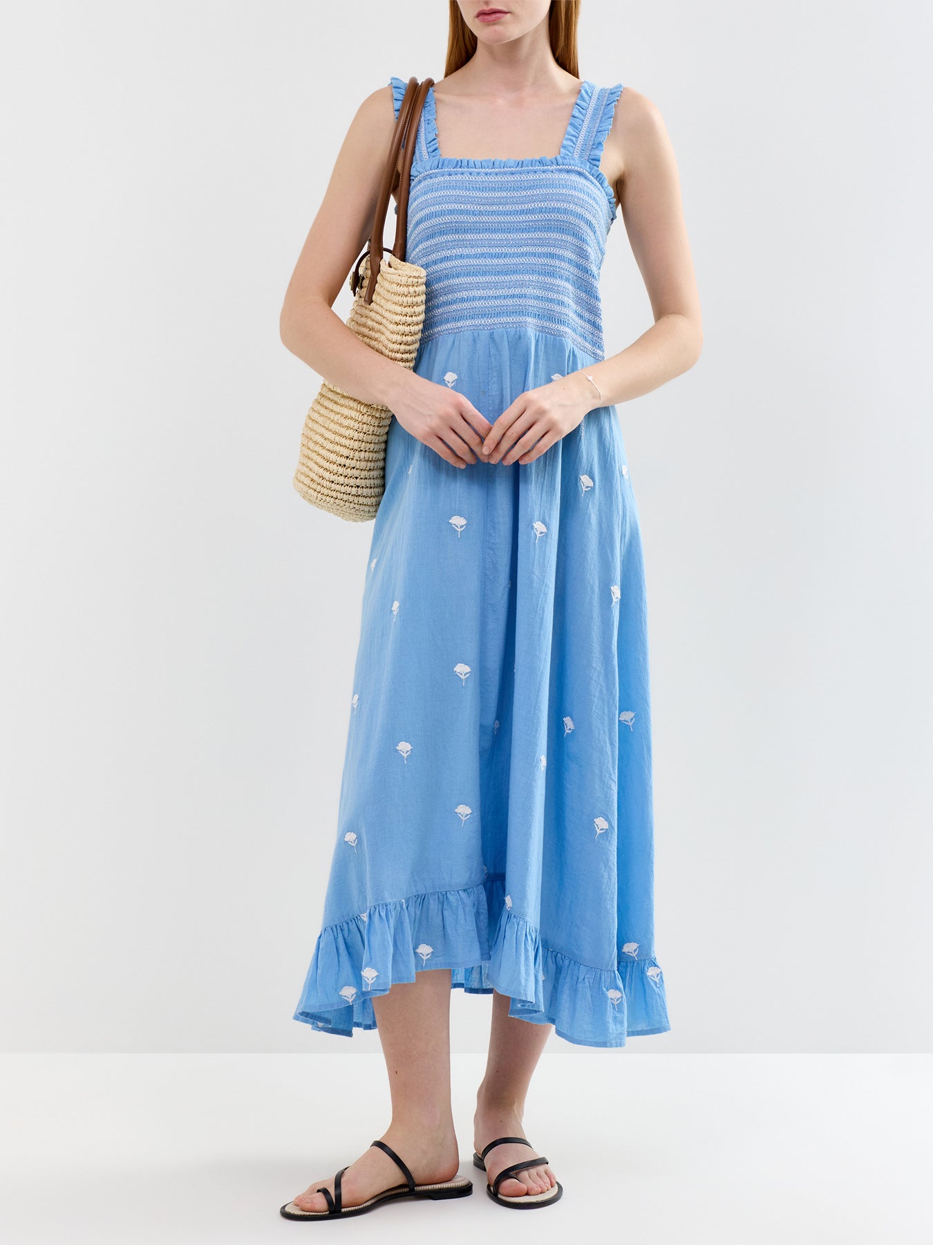 Rhianna Embroidered Maxi Dress