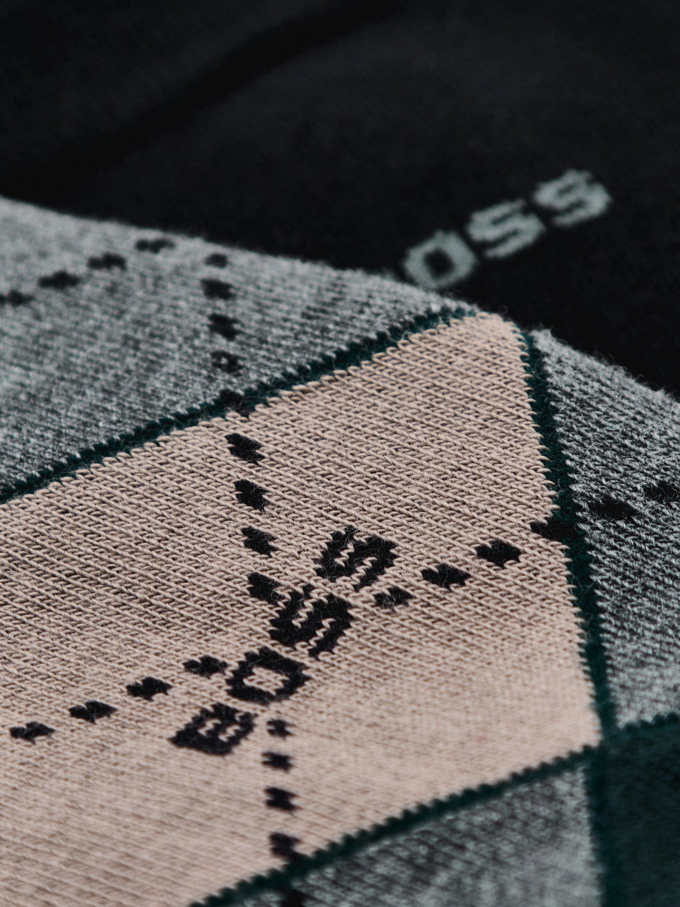 Argyle Cotton Blend Socks 2 Pack