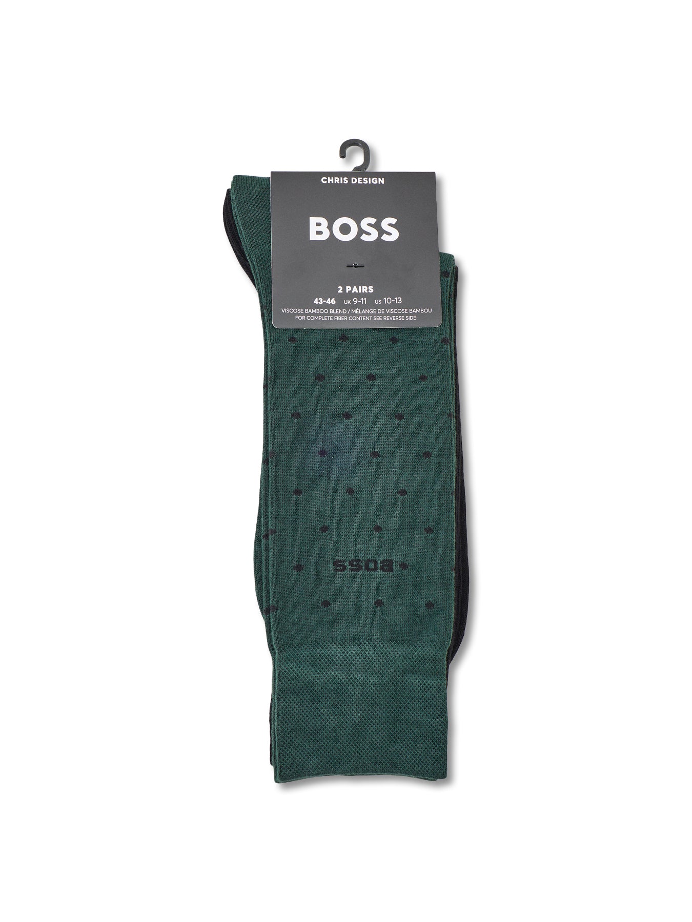 2 Pack Bamboo Minidot Crew Socks