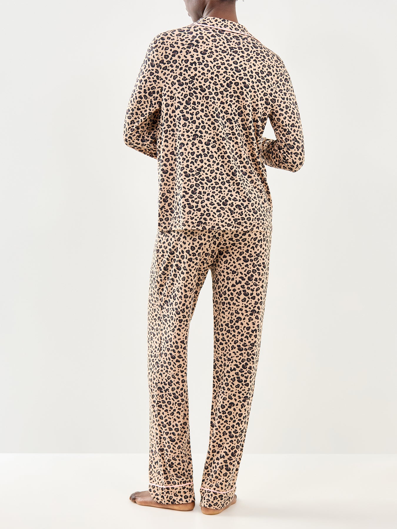 Long Pyjama Set Leopard