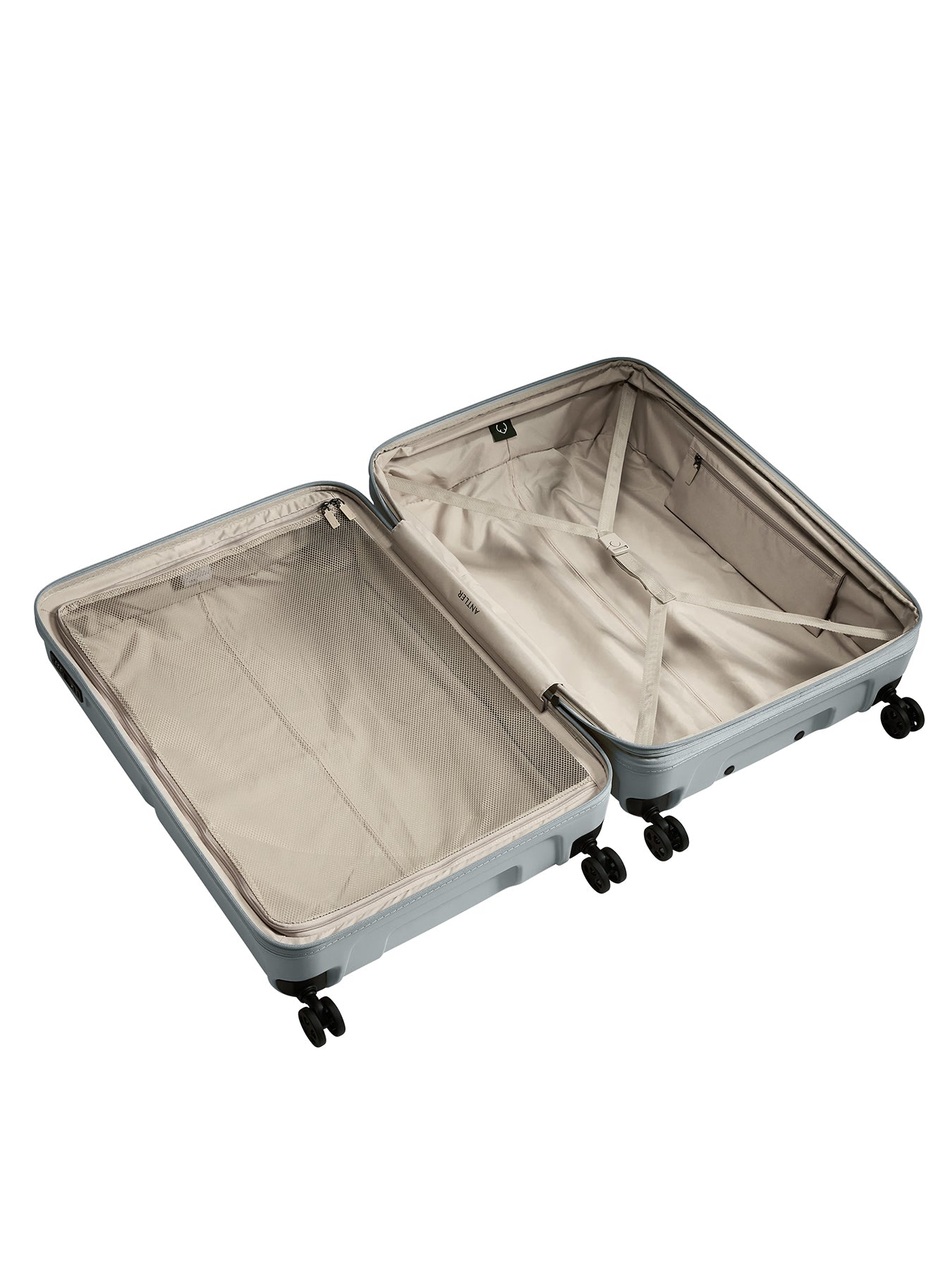 Single Stripe Large Expandable Suitcase Blue 81cm