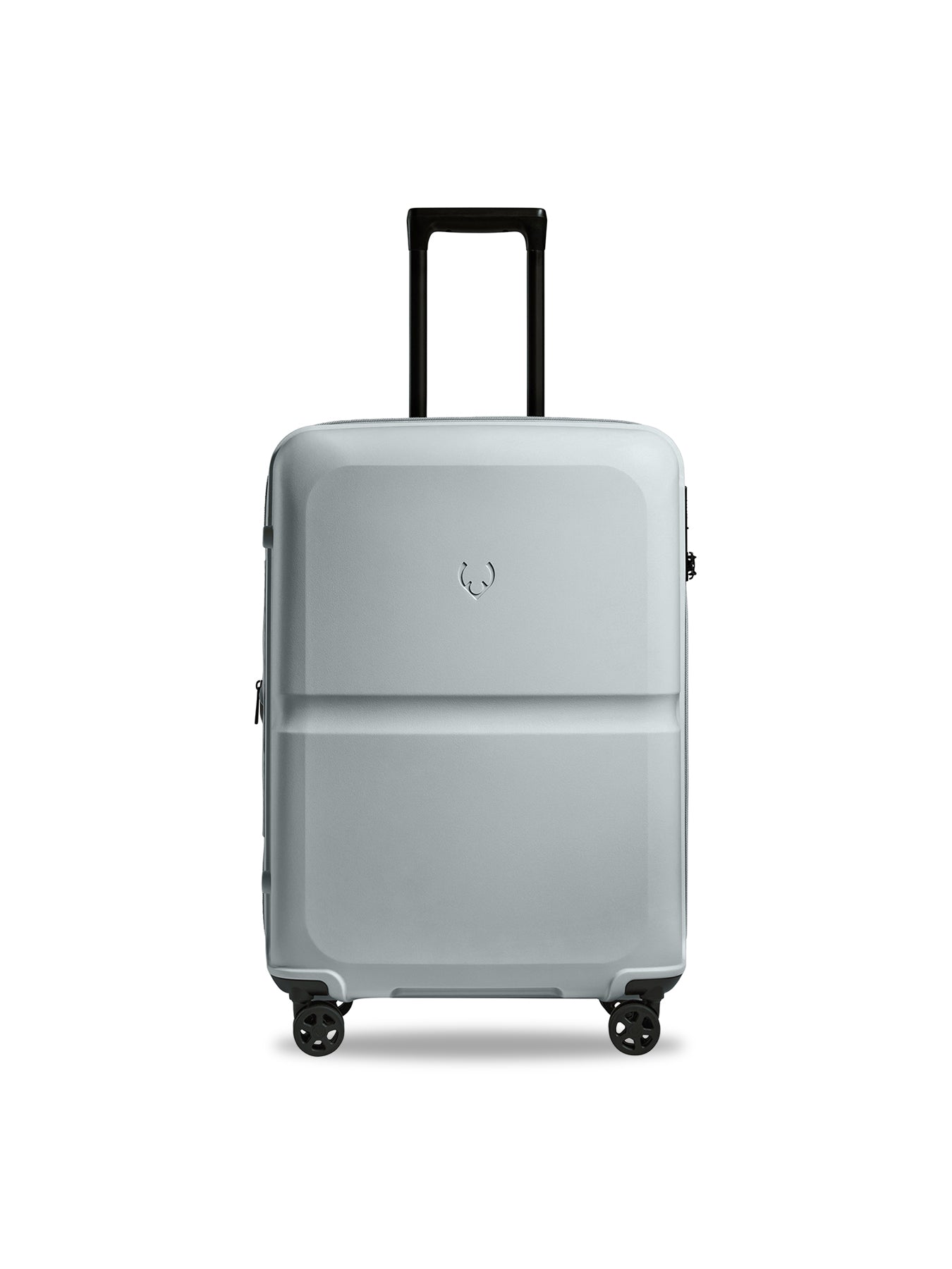 Single Stripe Medium Expandable Suitcase Blue 68cm
