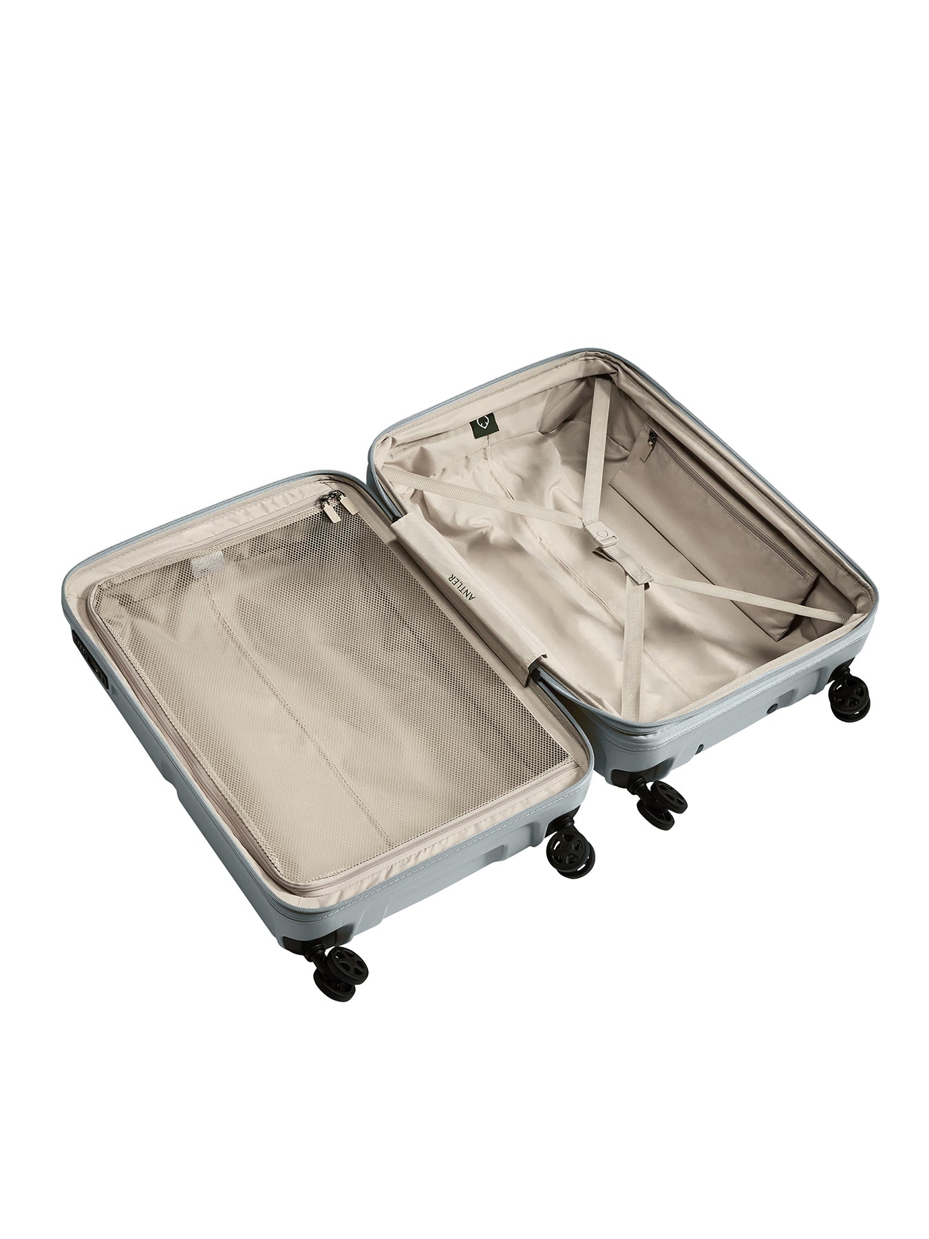 Single Stripe Medium Expandable Suitcase Blue 68cm