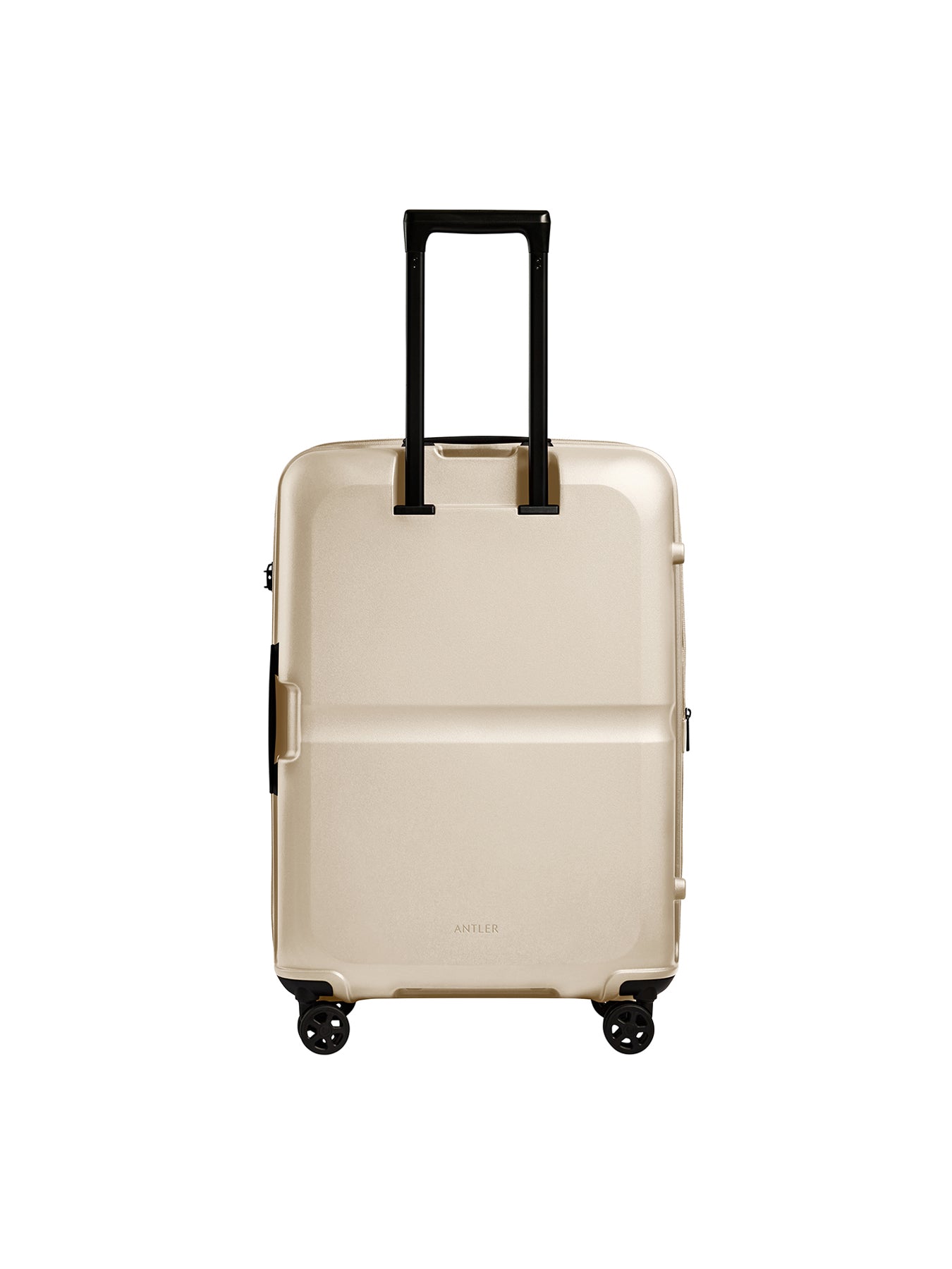 Single Stripe Medium Expandable Suitcase Neutral 68cm