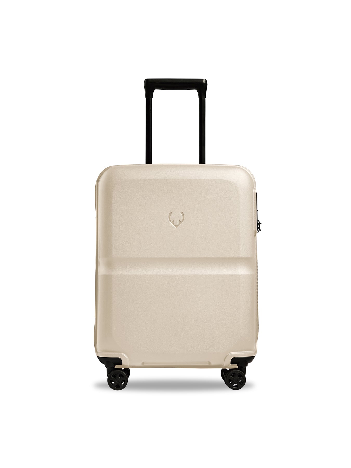 Single Stripe Cabin Suitcase Neutral 55cm