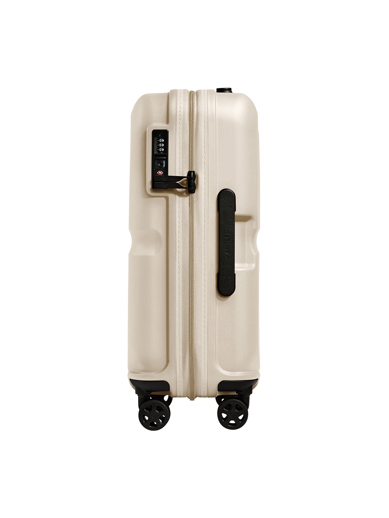 Single Stripe Cabin Suitcase Neutral 55cm