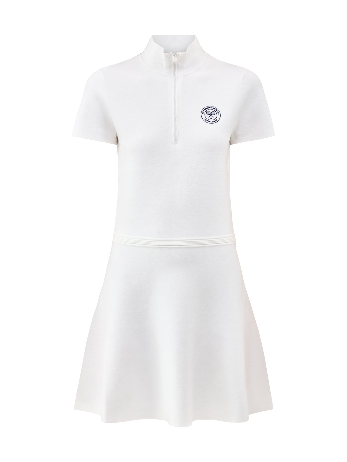 Wimbledon Mini Polo Dress White