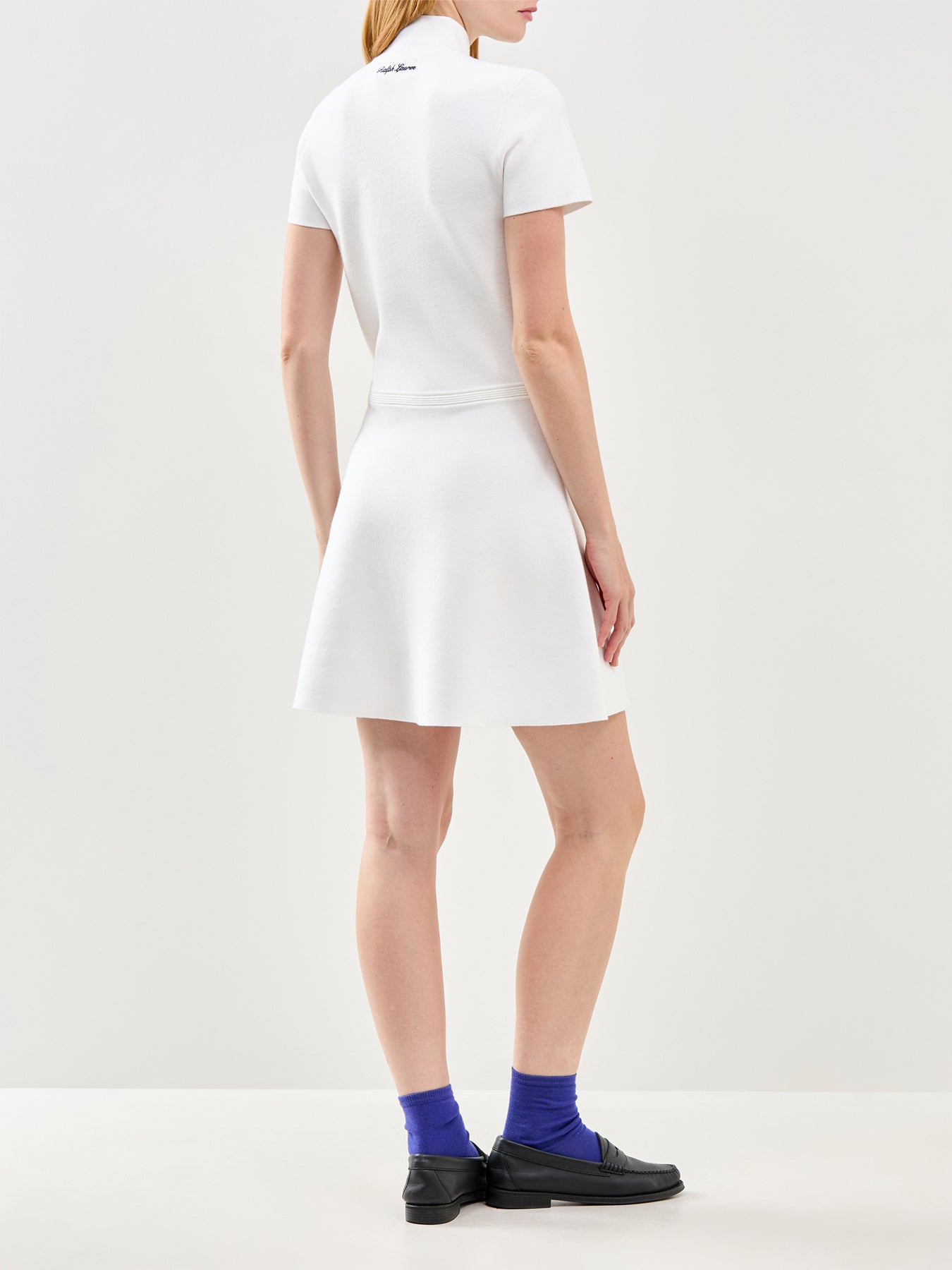 Wimbledon Mini Polo Dress White