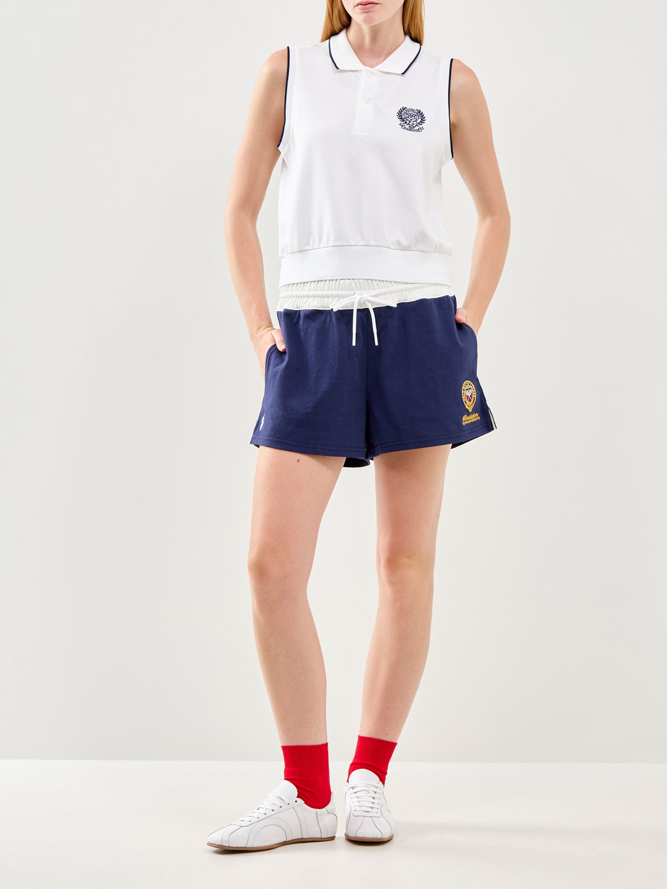 Wimbledon Polo Vest White