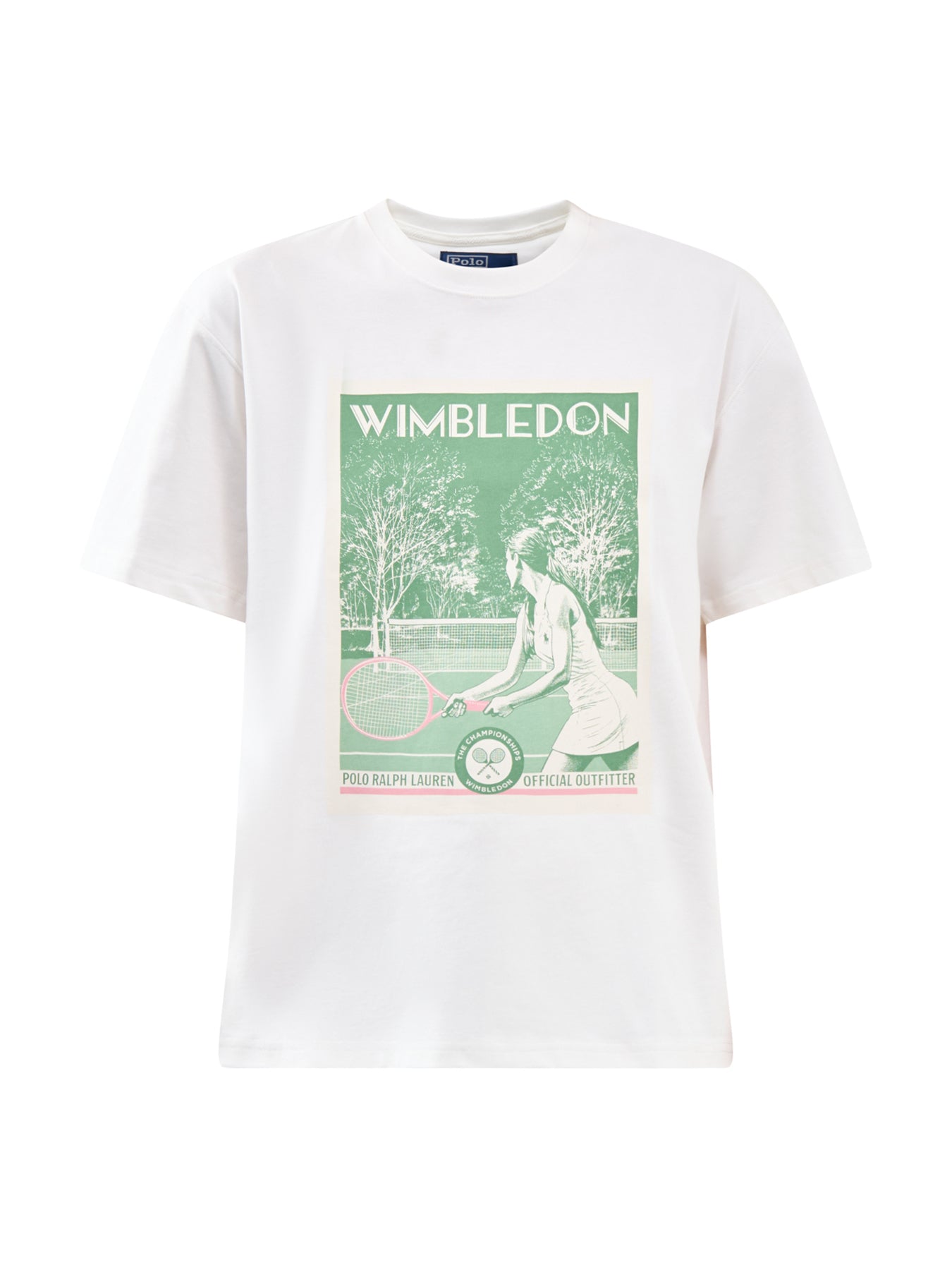 Wimbledon Printed T-Shirt White