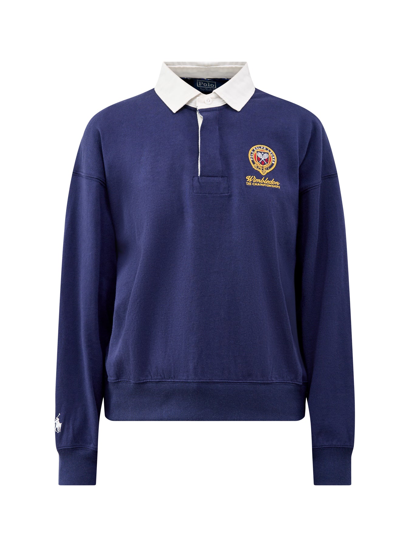 Wimbledon Rugby Collared Top Navy