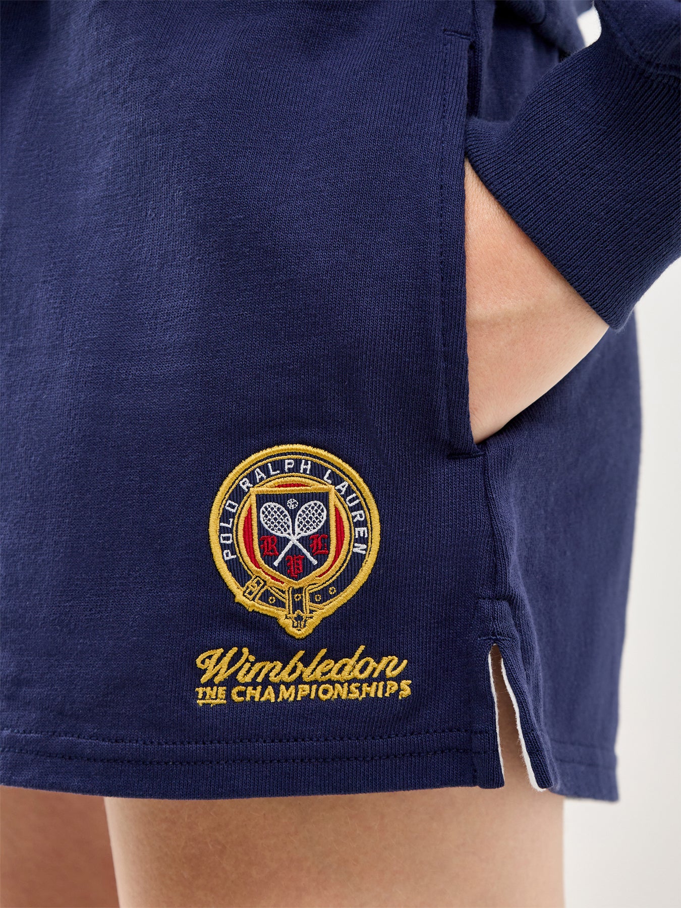 Wimbledon Drawstring Waist Shorts Navy