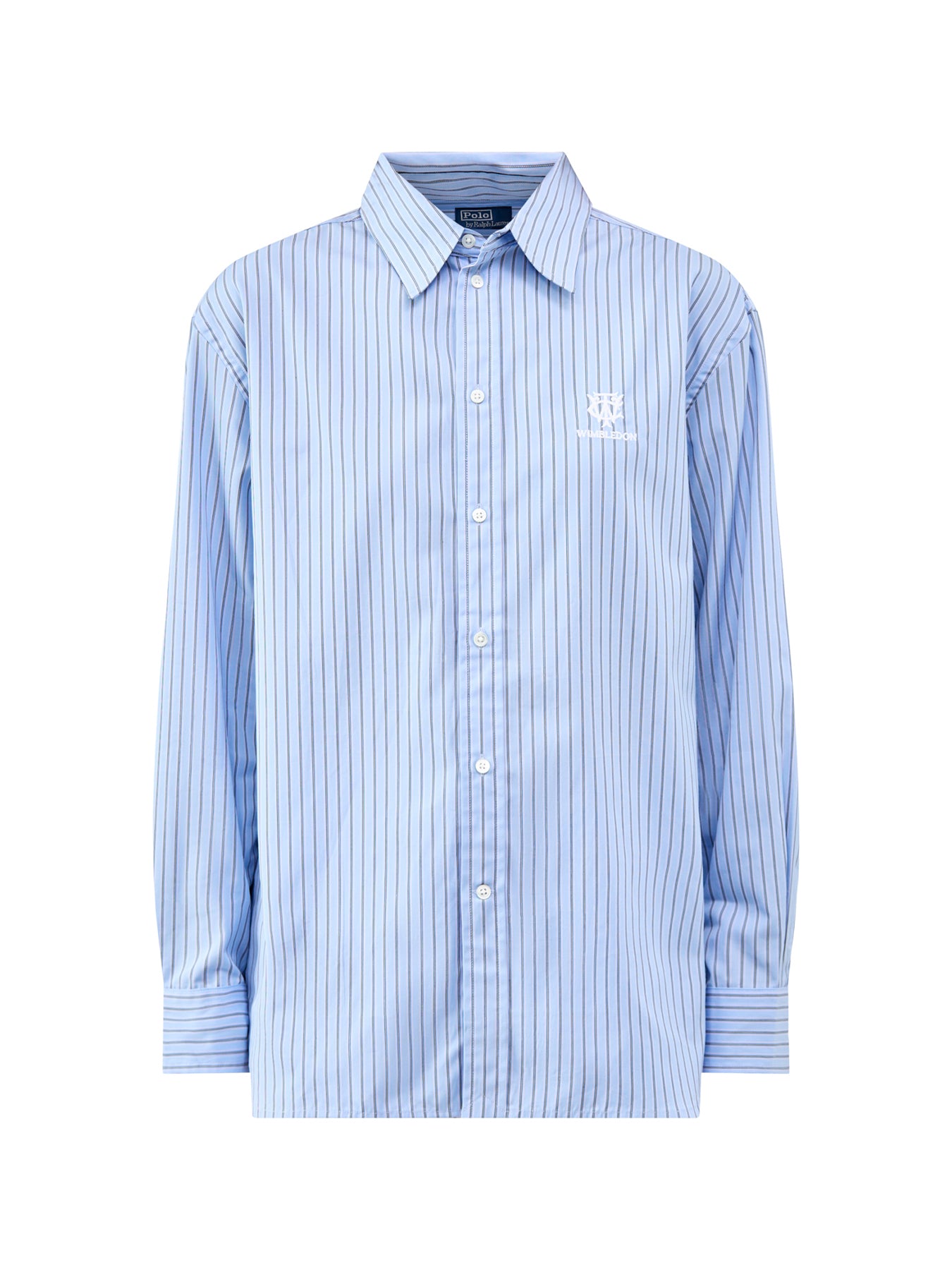 Wimbledon Stripe Shirt Blue