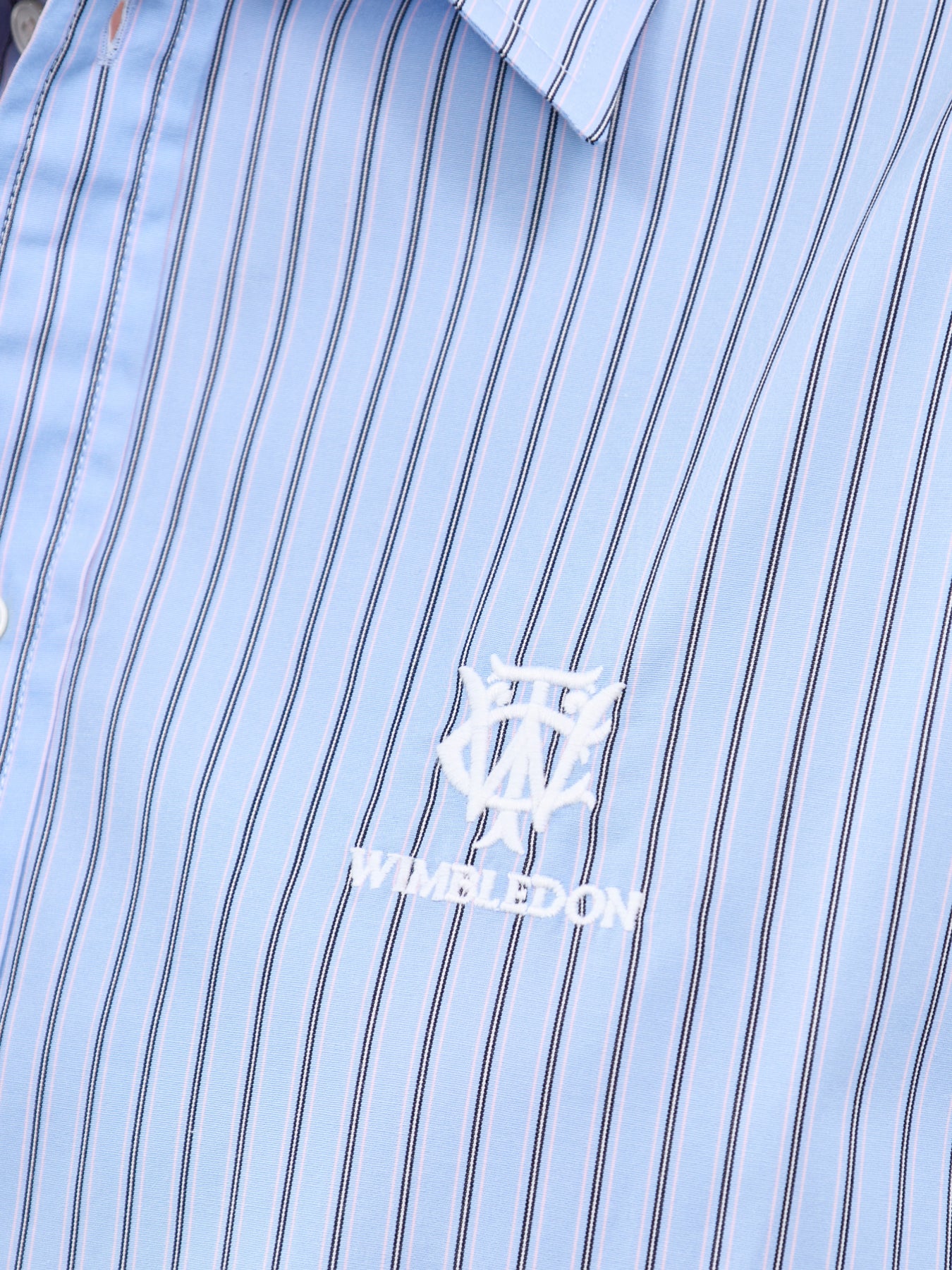 Wimbledon Stripe Shirt Blue