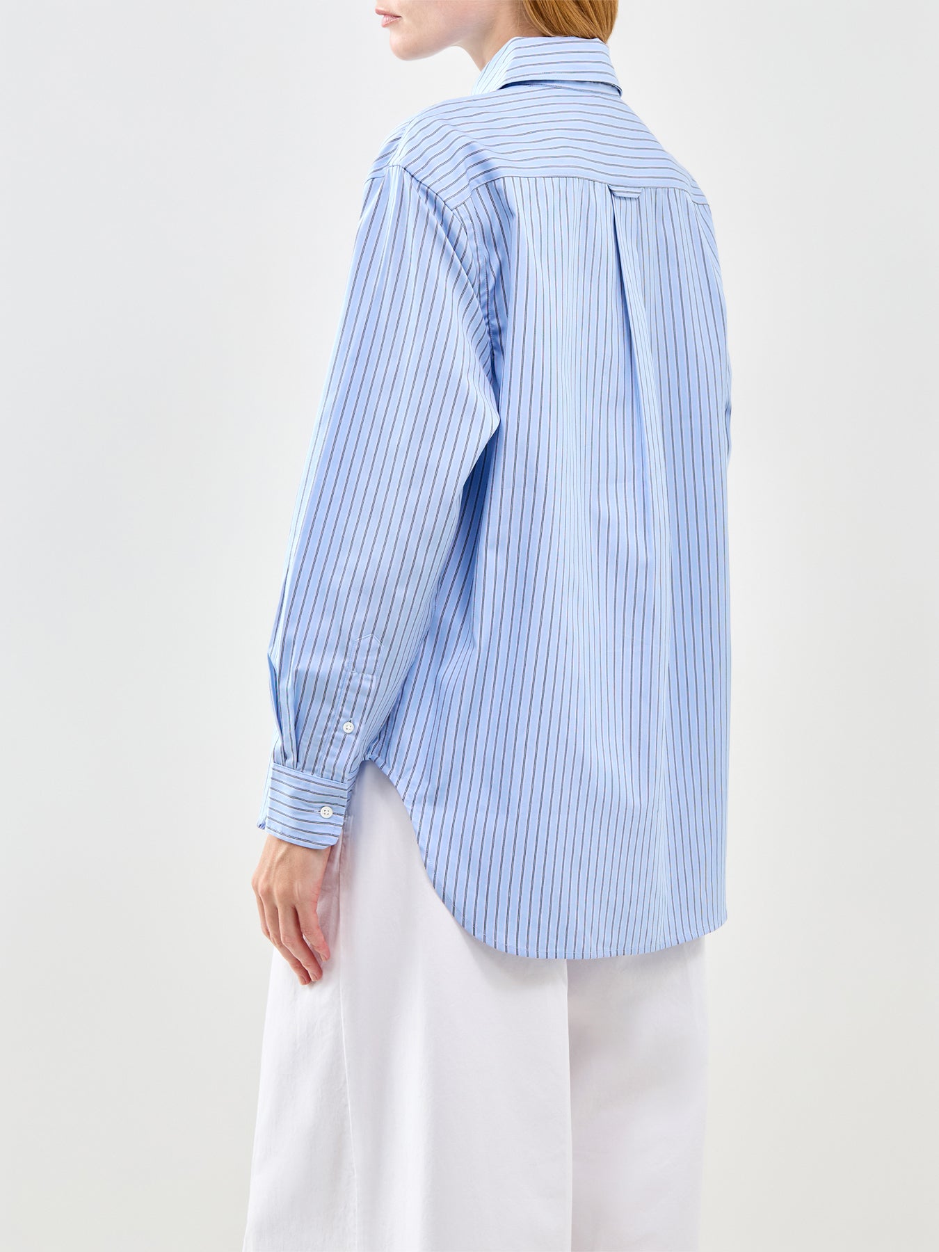 Wimbledon Stripe Shirt Blue
