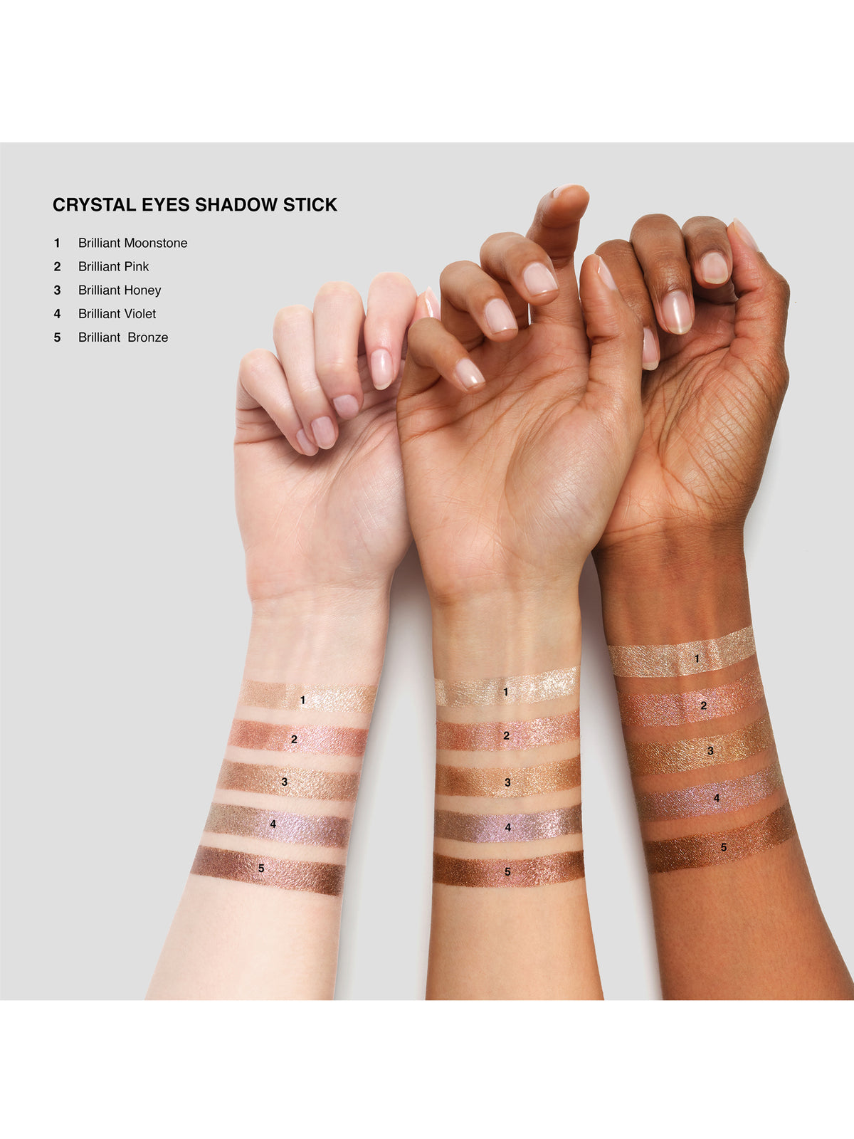 Crystal Eyes Shadow Stick Brilliant Violet