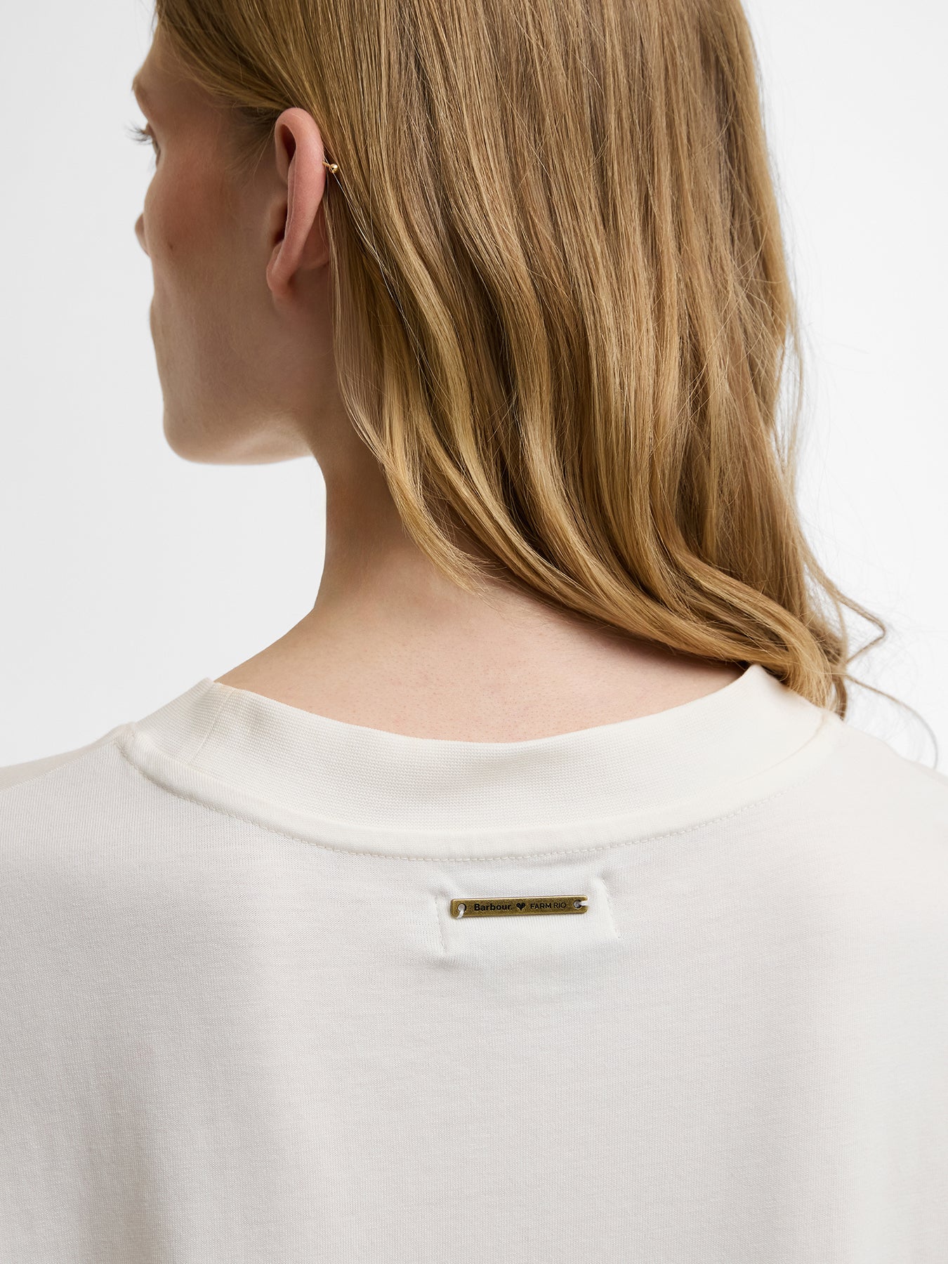 Barbour x Farm Rio Wild Flower T-Shirt Cream
