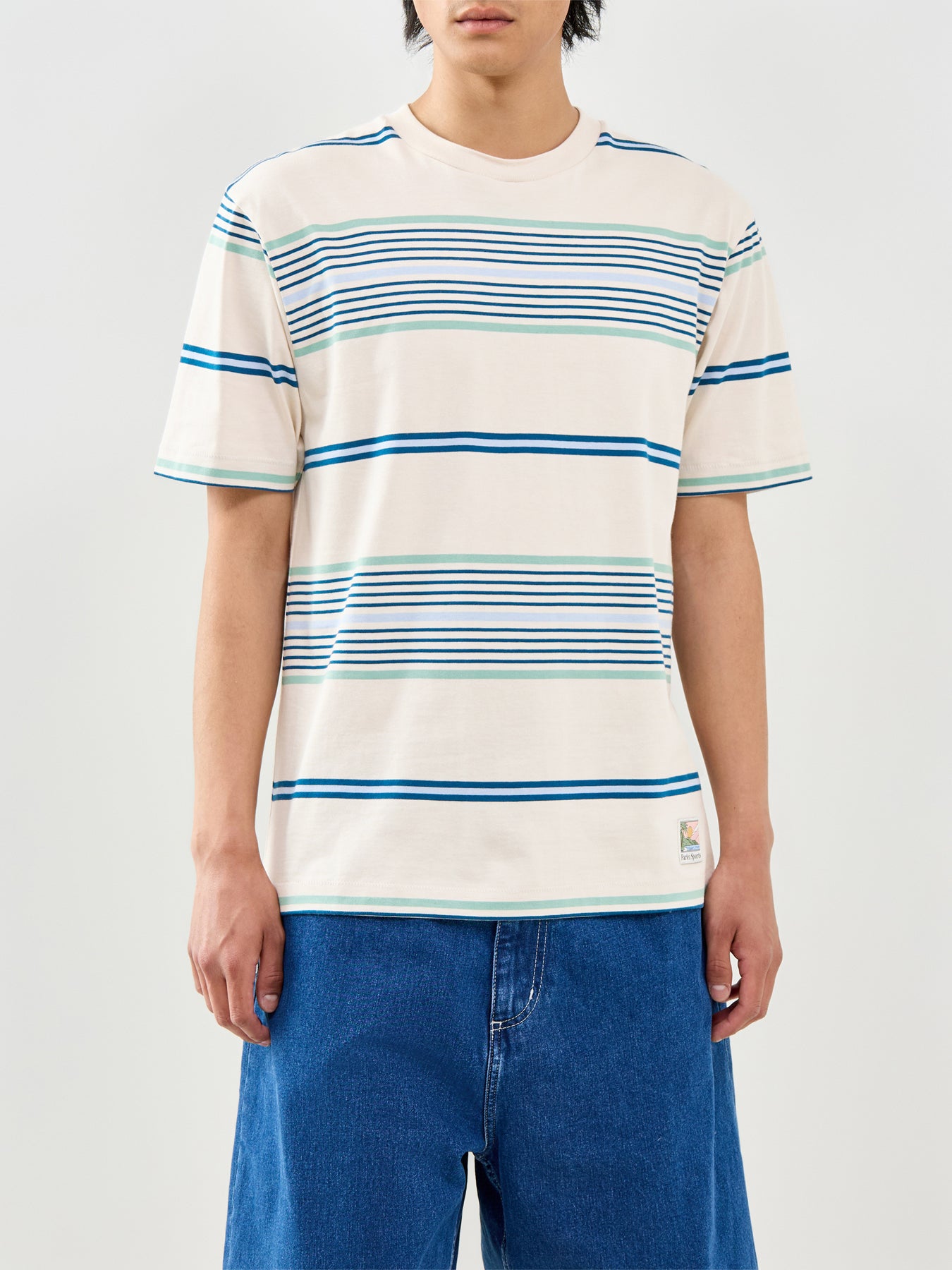 Calm Stripe T-Shirt Cream