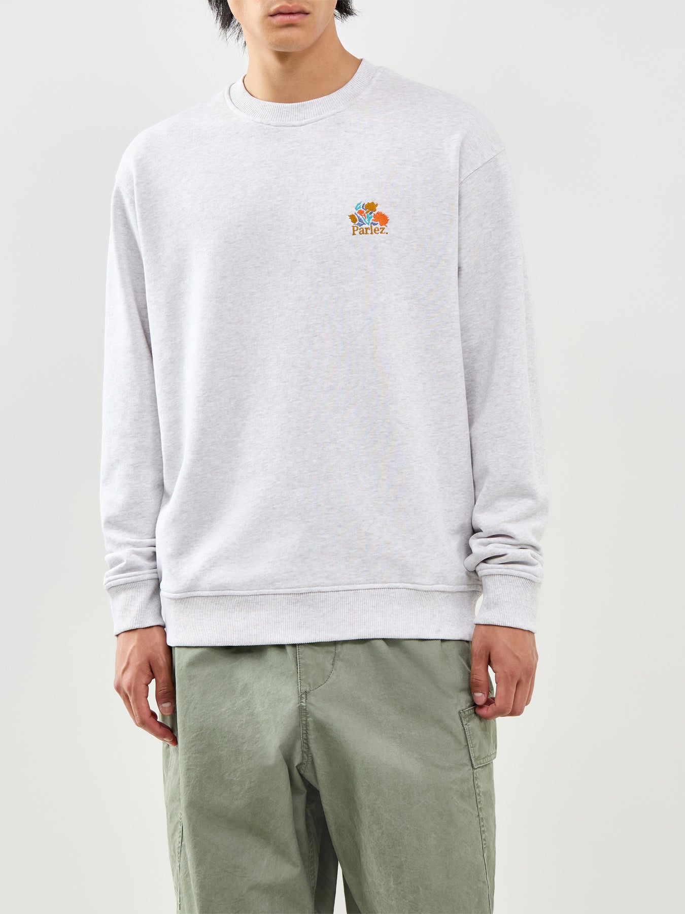 Imprint Crew Neck Sweatshirt Grey
