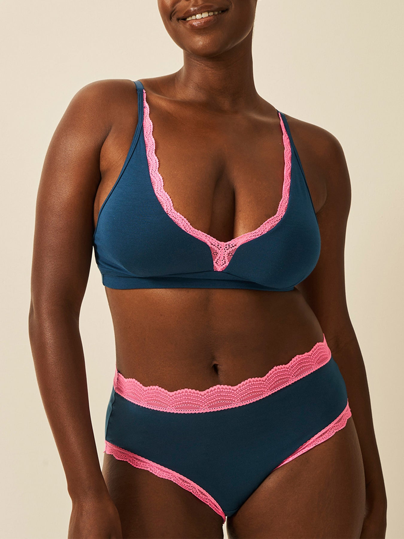 High Rise Knicker Blue