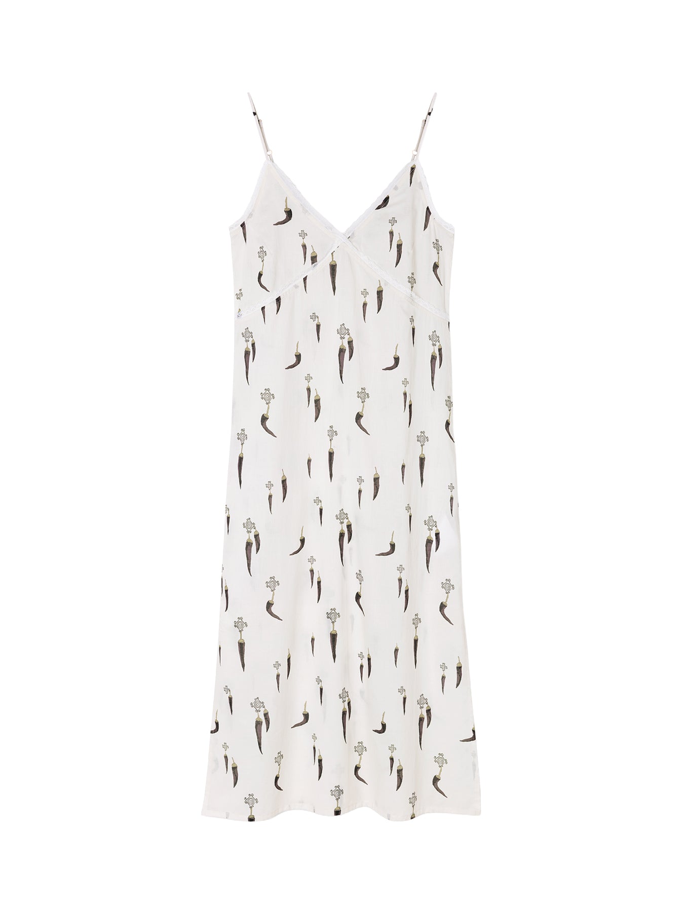 Picante Slip Nightie Cream