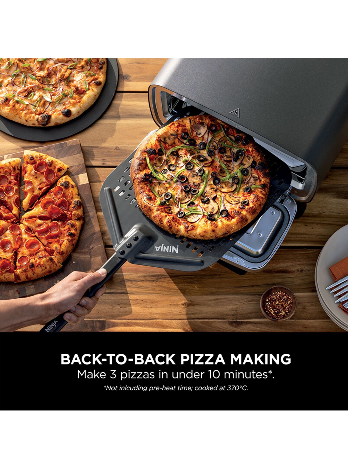 Artisan Outdoor Pizza and Air Fry Oven Grey