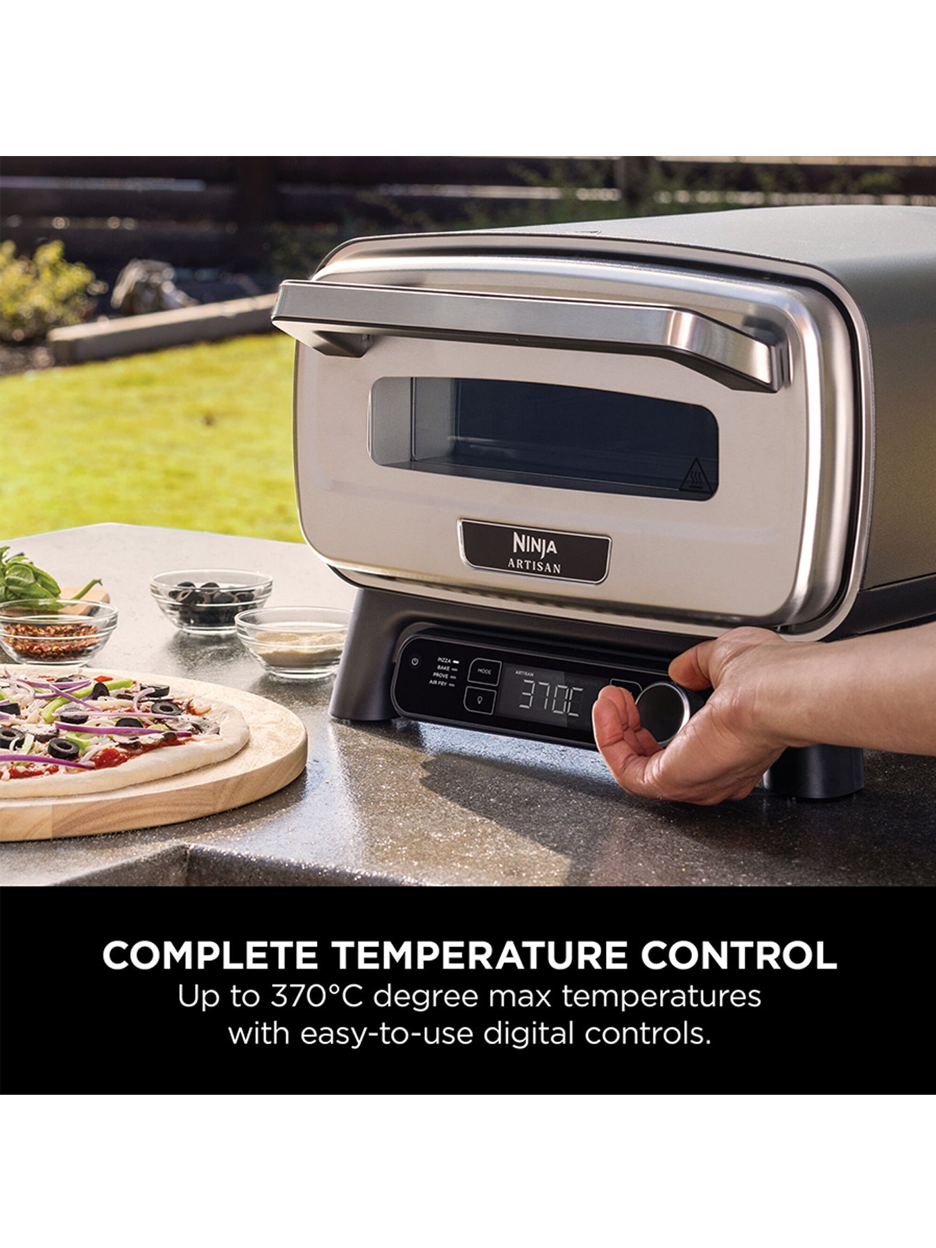 Artisan Outdoor Pizza and Air Fry Oven Grey