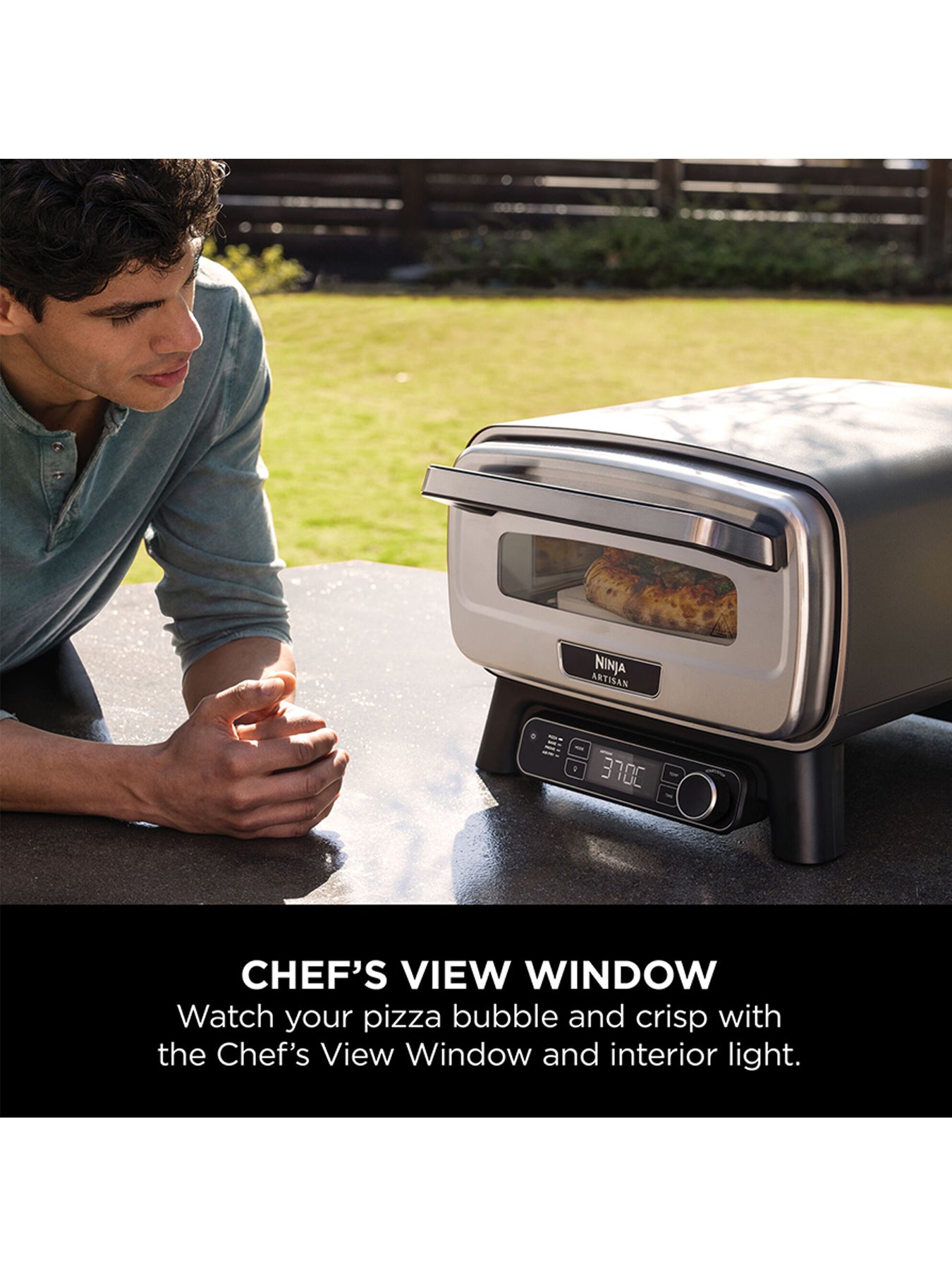 Artisan Outdoor Pizza and Air Fry Oven Grey
