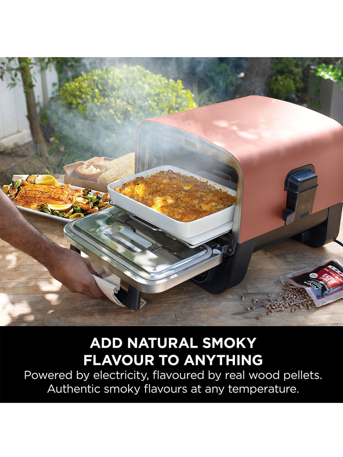 Woodfire Electric Outdoor Oven Terracotta
