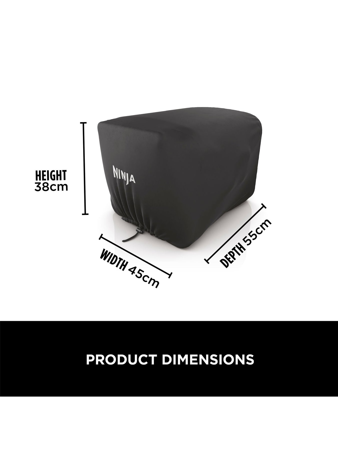 Woodfire Outdoor Oven Cover Black