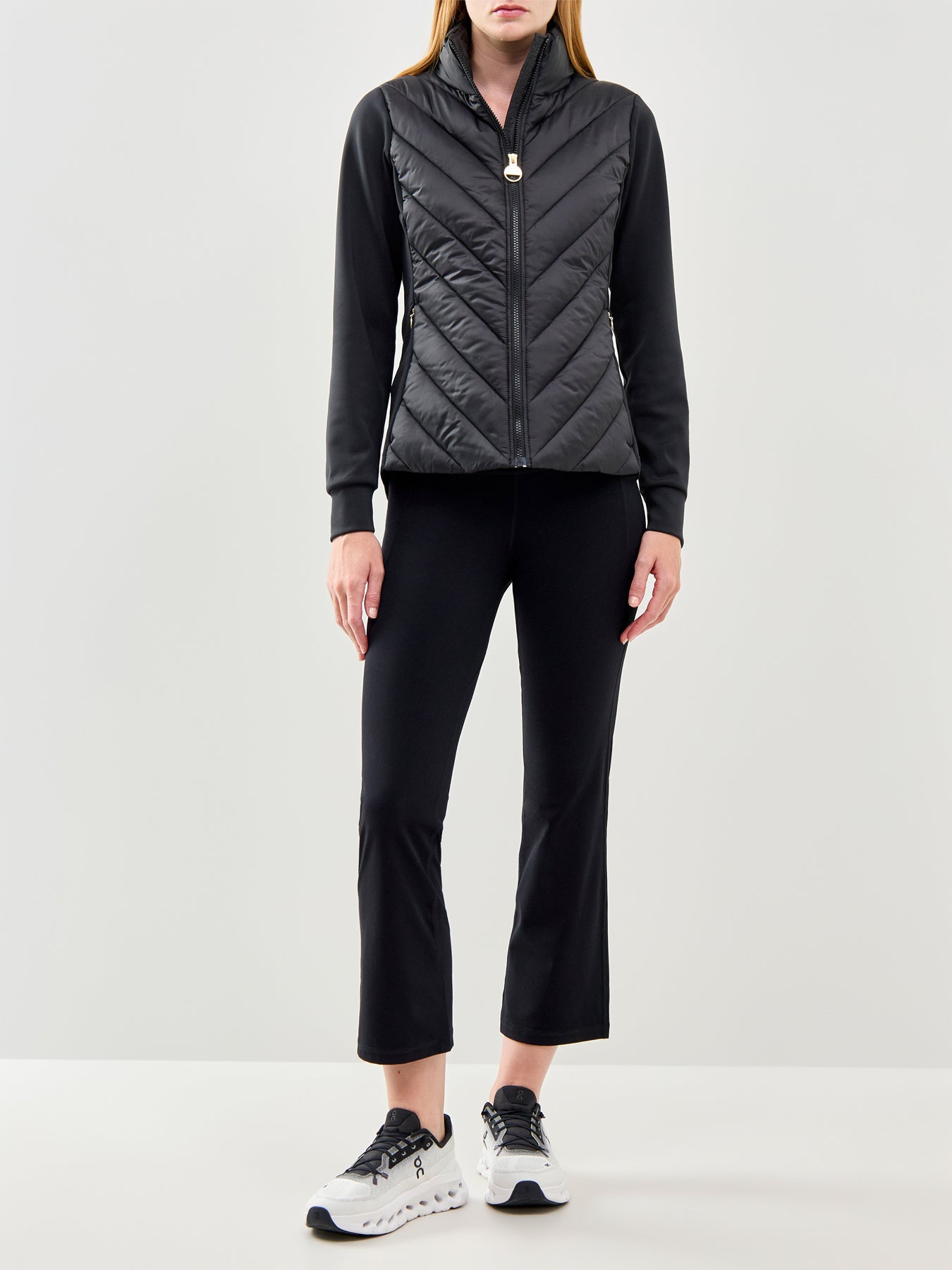 Luxara Quilted Sweat Black