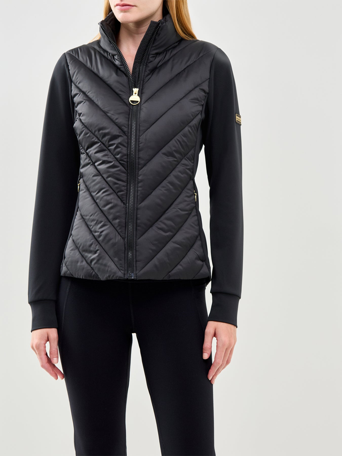 Luxara Quilted Sweat Black
