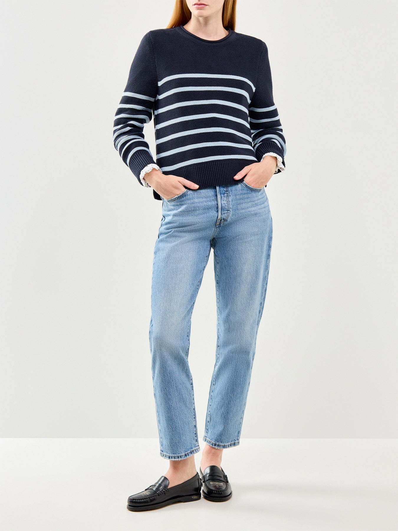 Hinton Knitted Jumper Navy