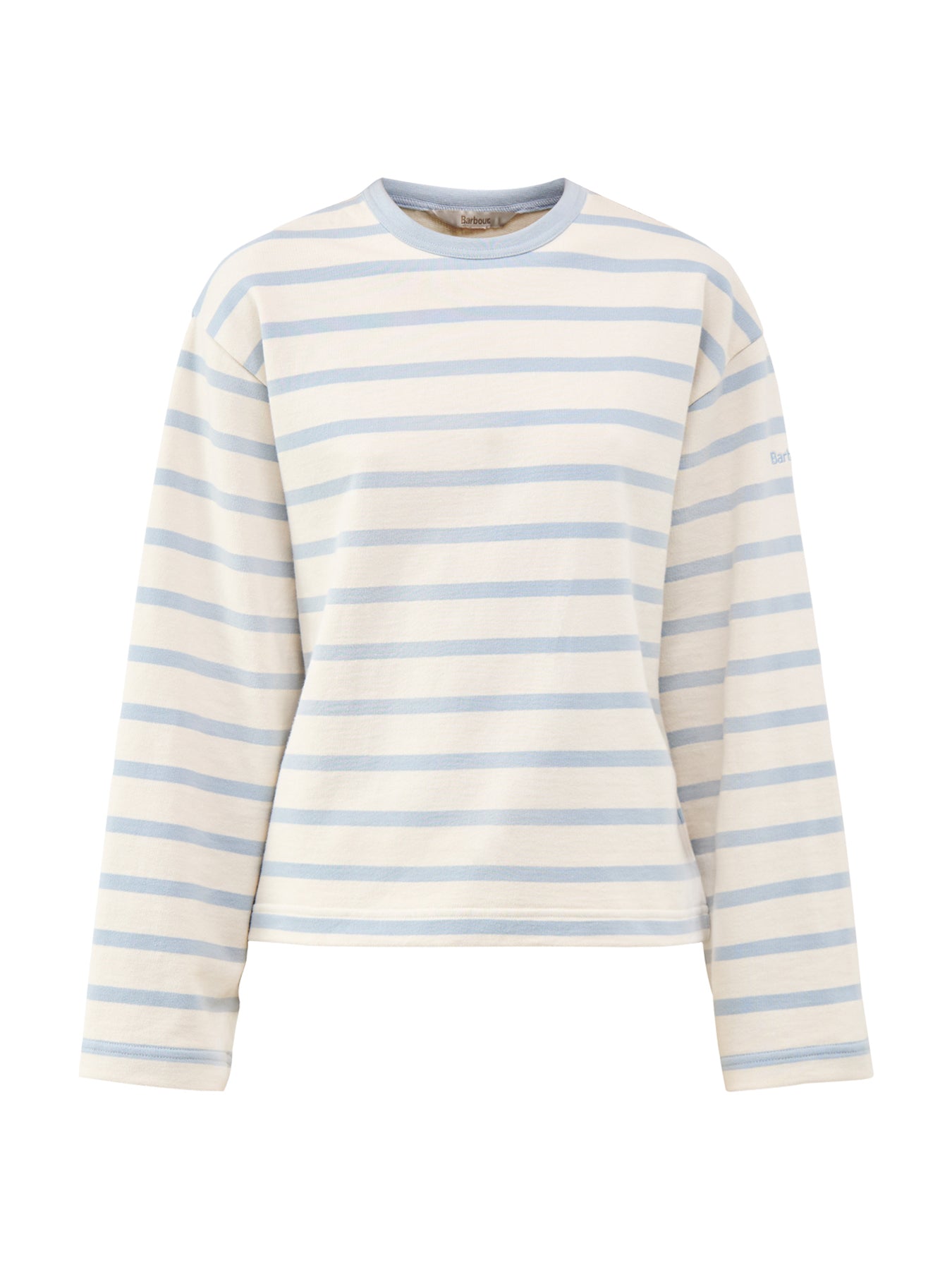 Fawley Striped Sweatshirt Ecru Multi