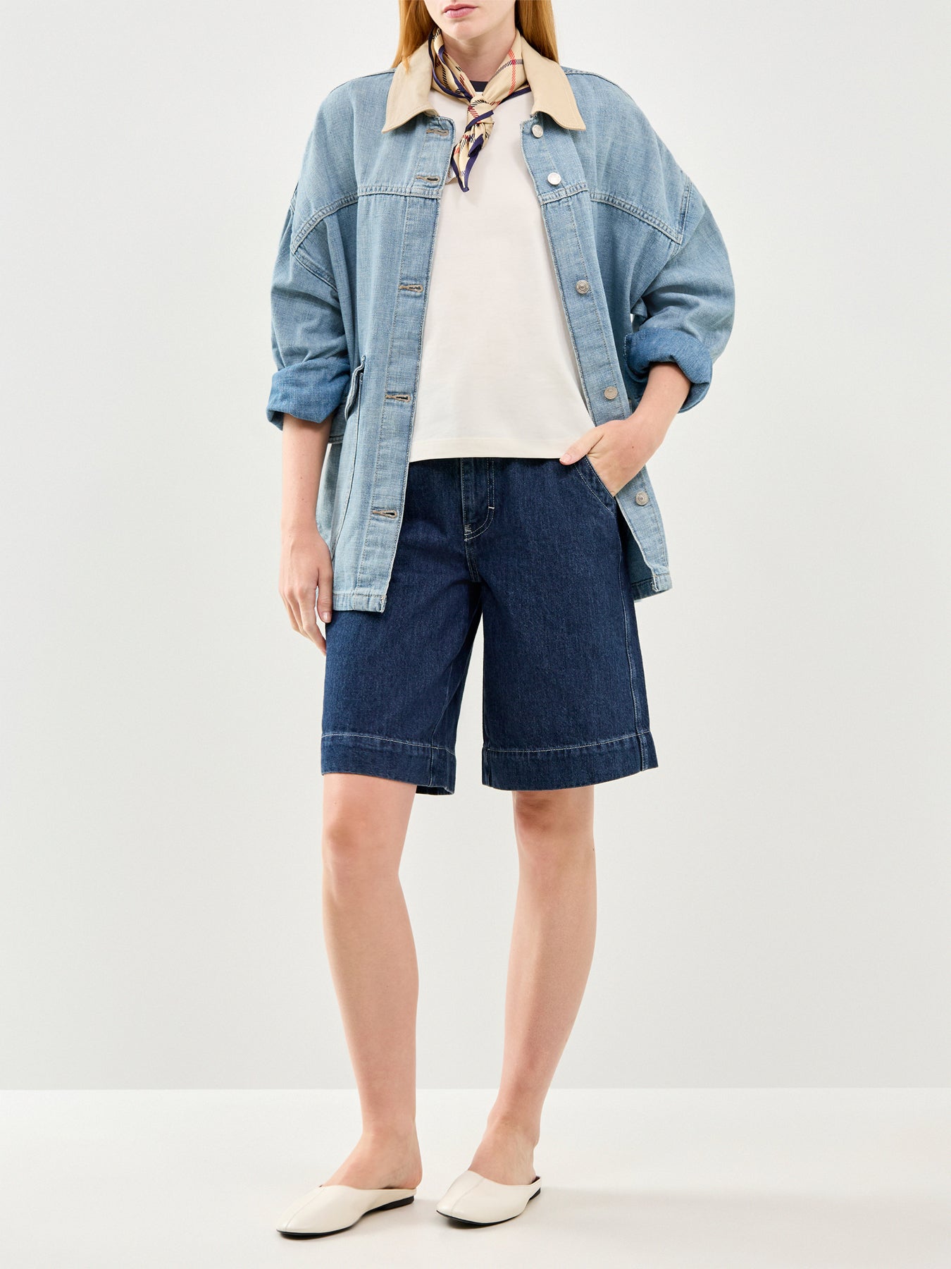 Madeline Striped T-Shirt Ecru Multi