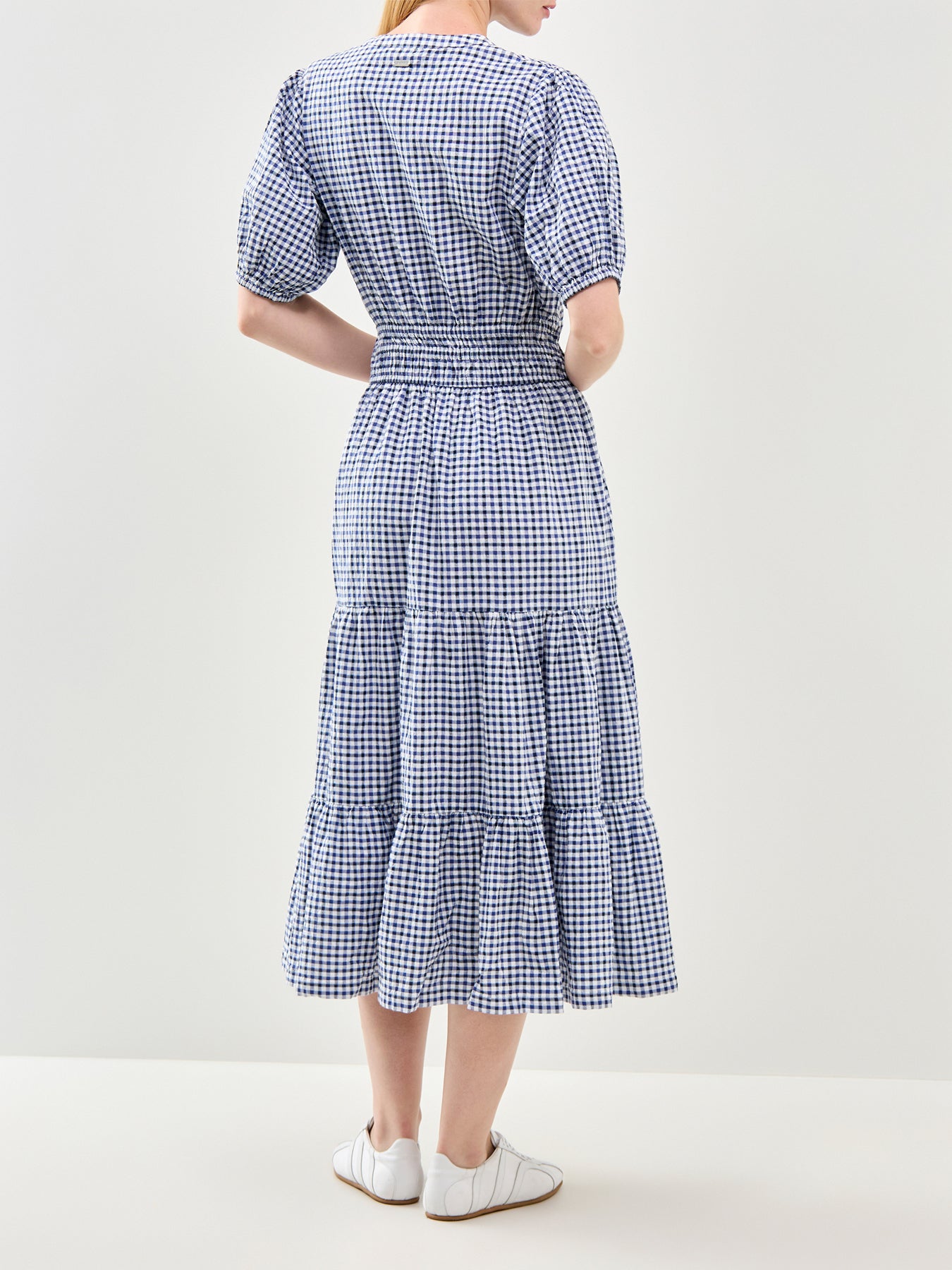 Ashwell Midi Smock Dress Blue