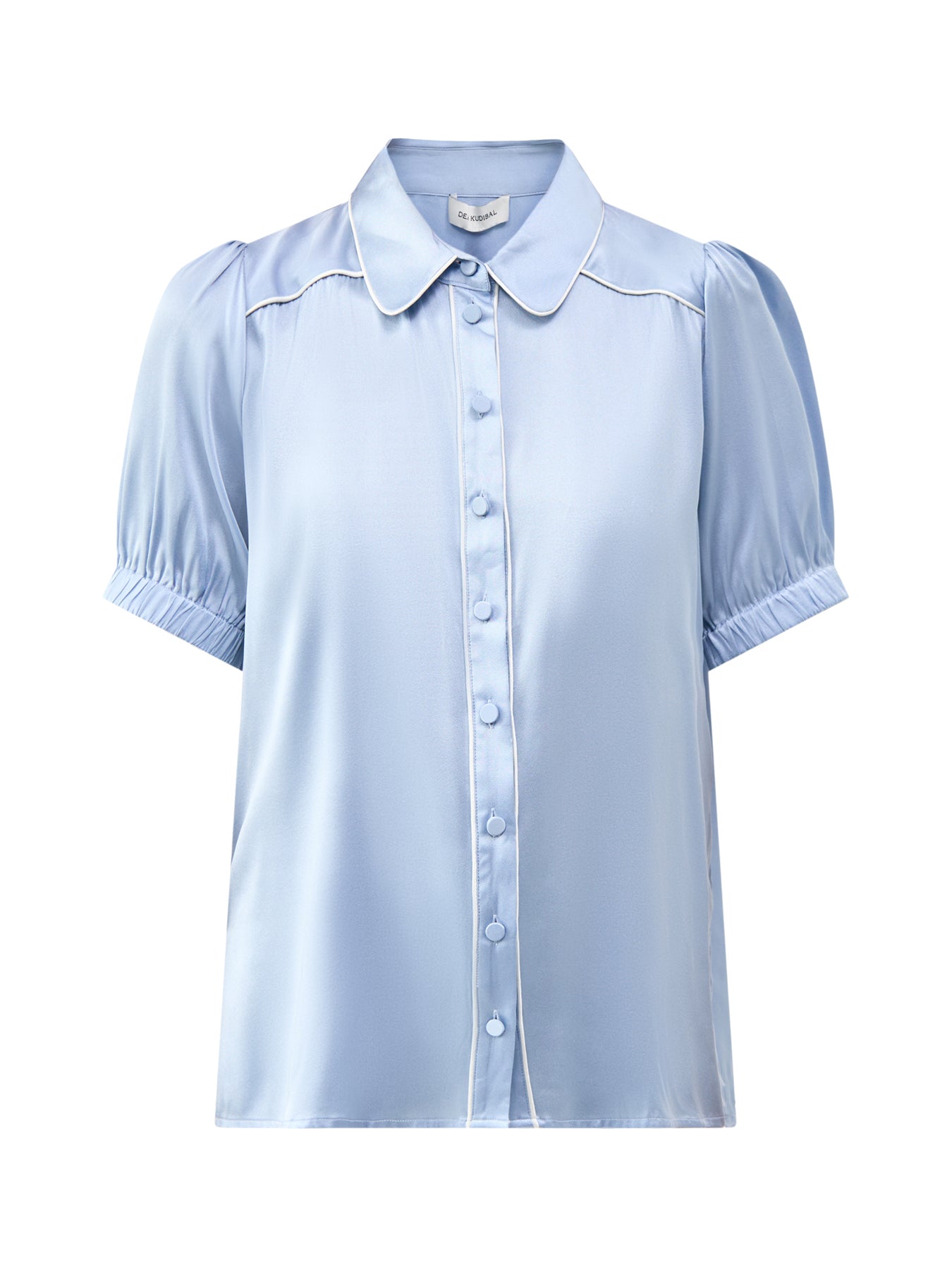 Violeta Short Sleeve Blouse Blue