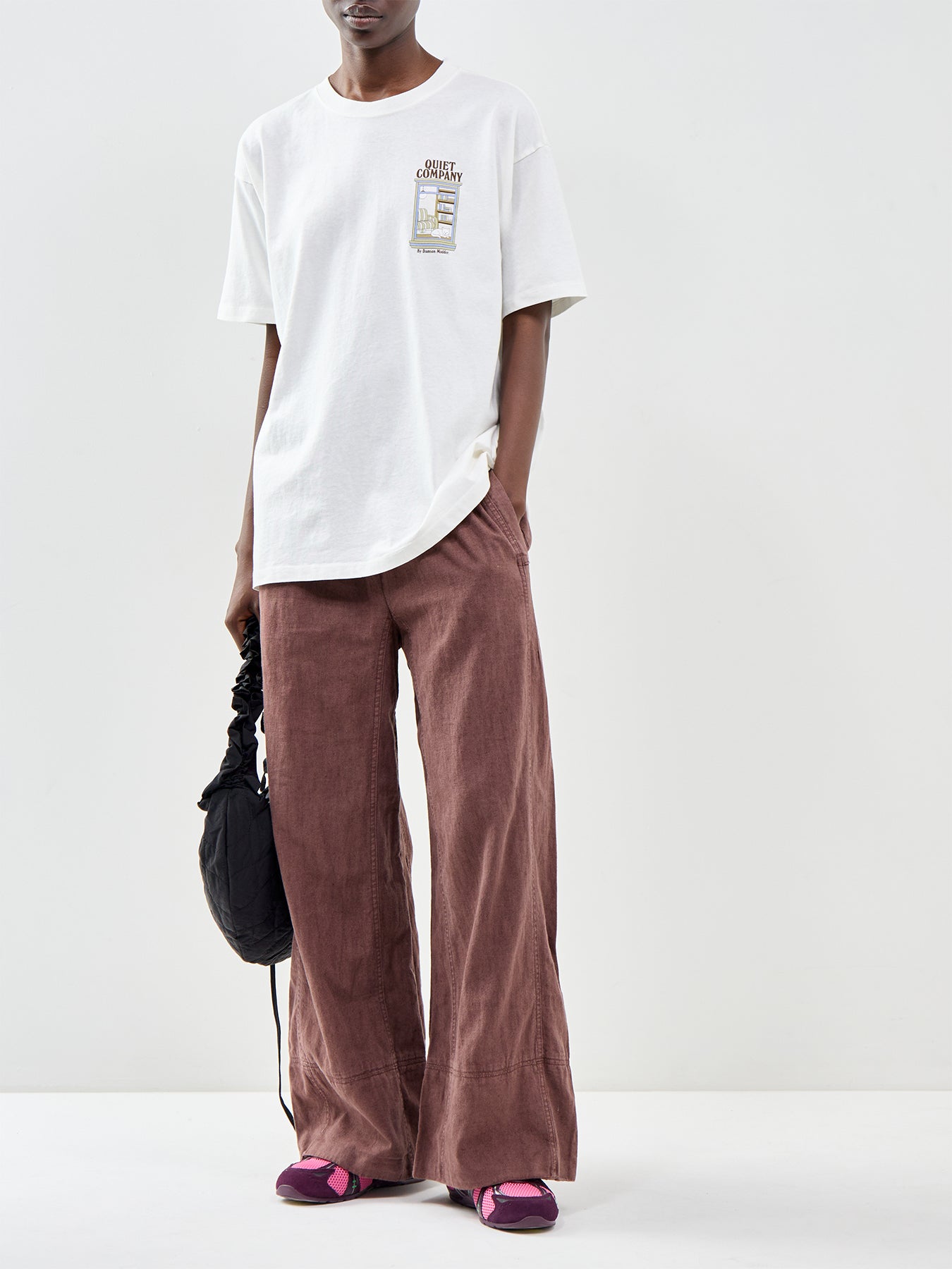 Quiet Company Graphic T-Shirt White