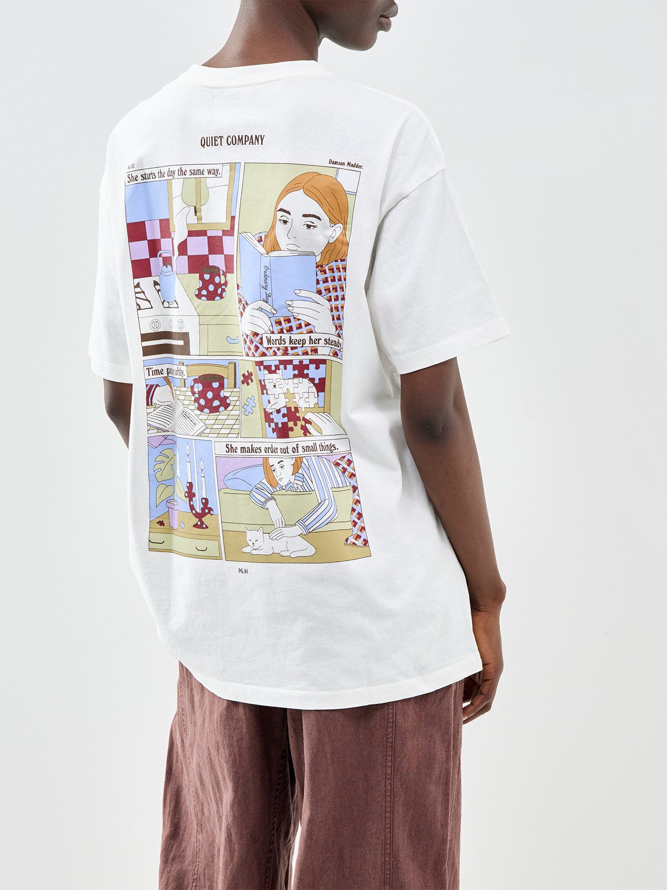 Quiet Company Graphic T-Shirt White